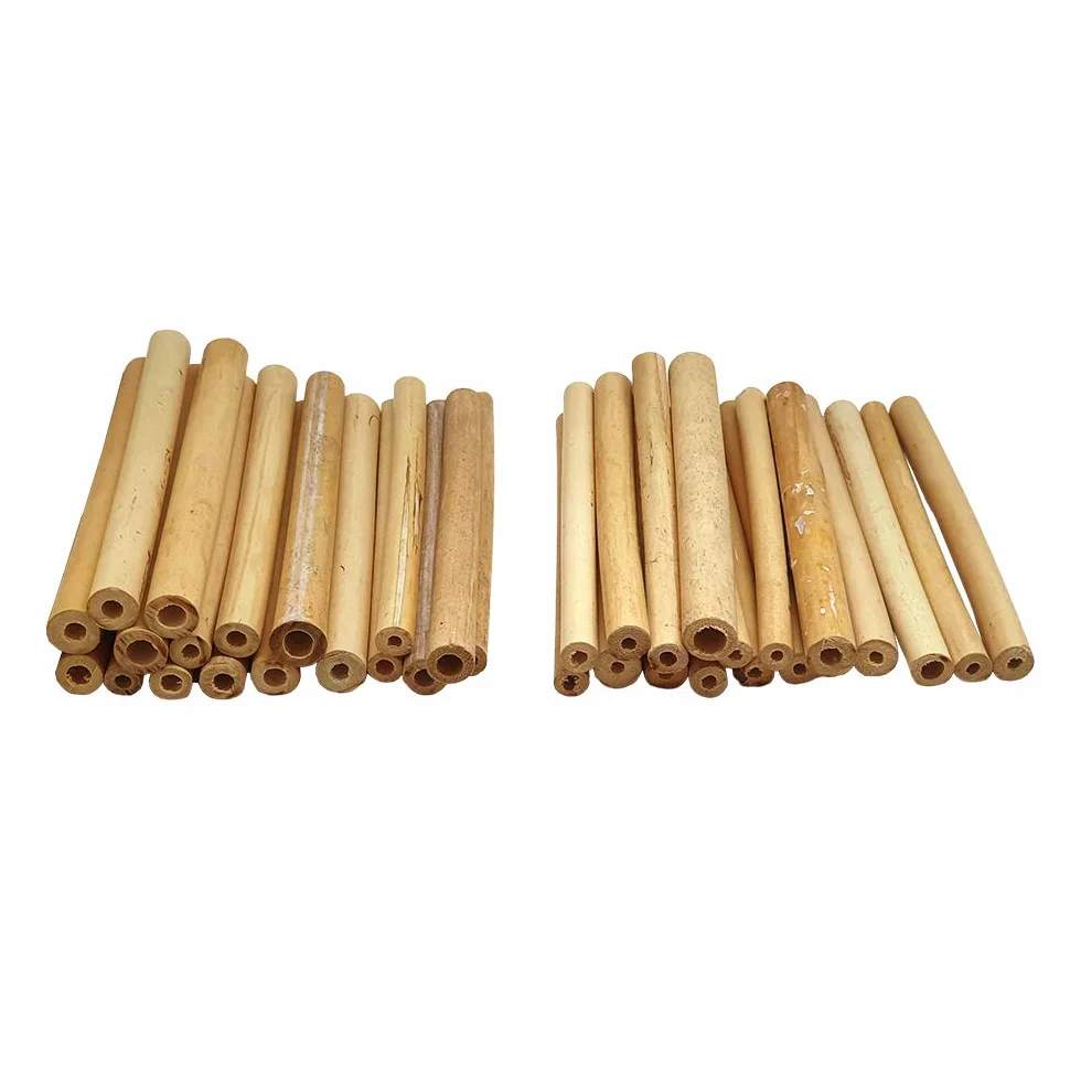 Vie Naturals - Tubos de bambú para Abejas, 15 cm, 100 Unidades