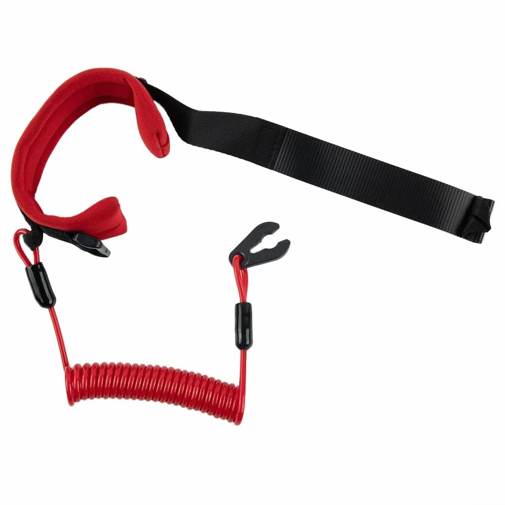 Cordón de seguridad para interruptor de apagado de esquí acuático JT900 JT1100, cable de poliuretano