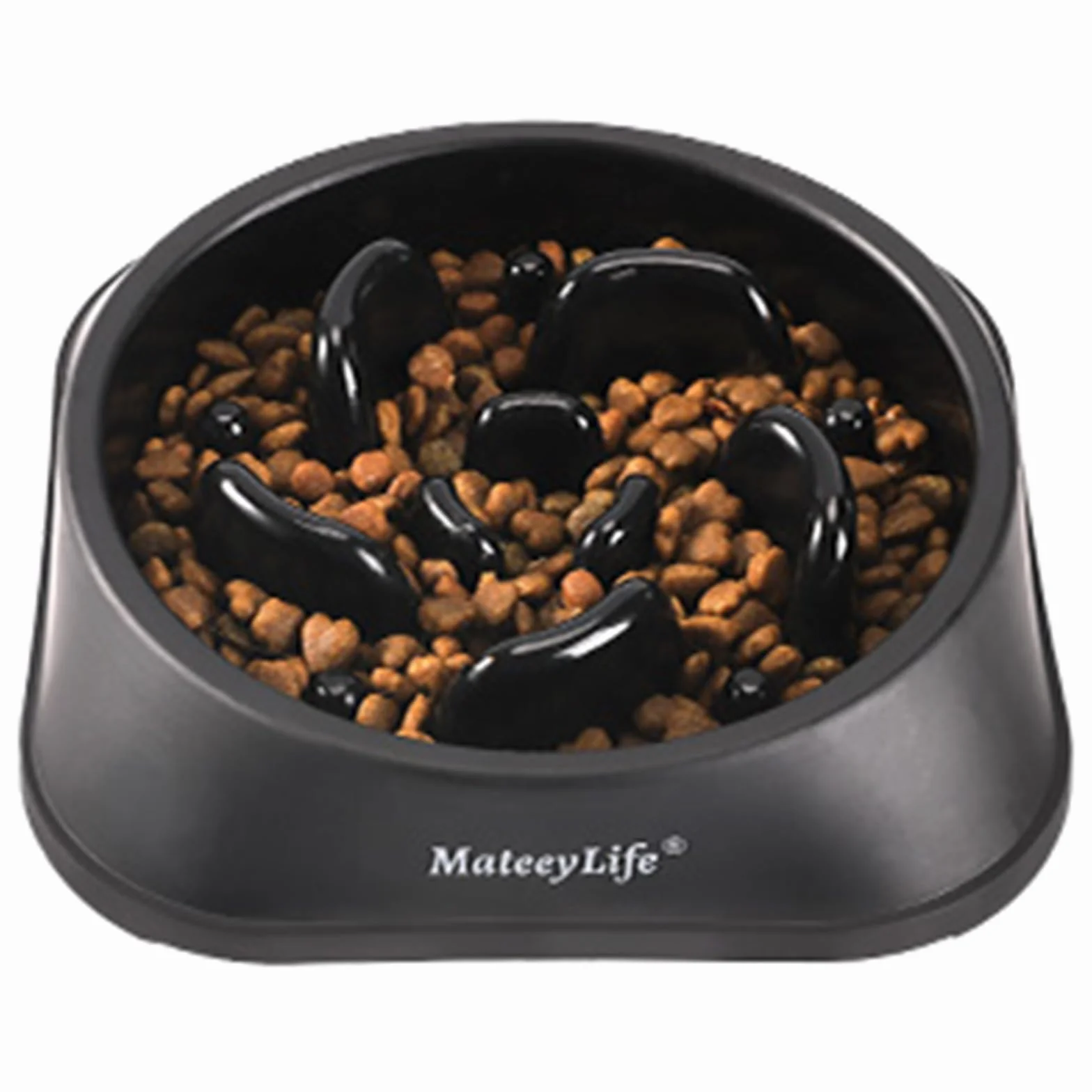 Mateeylife Comedero para Perros, Comedero Perro Antivoracidad para Cani Mediani e Grandi, Slow Feeder Anti Ingozzamento, Mediano 1 Unidad