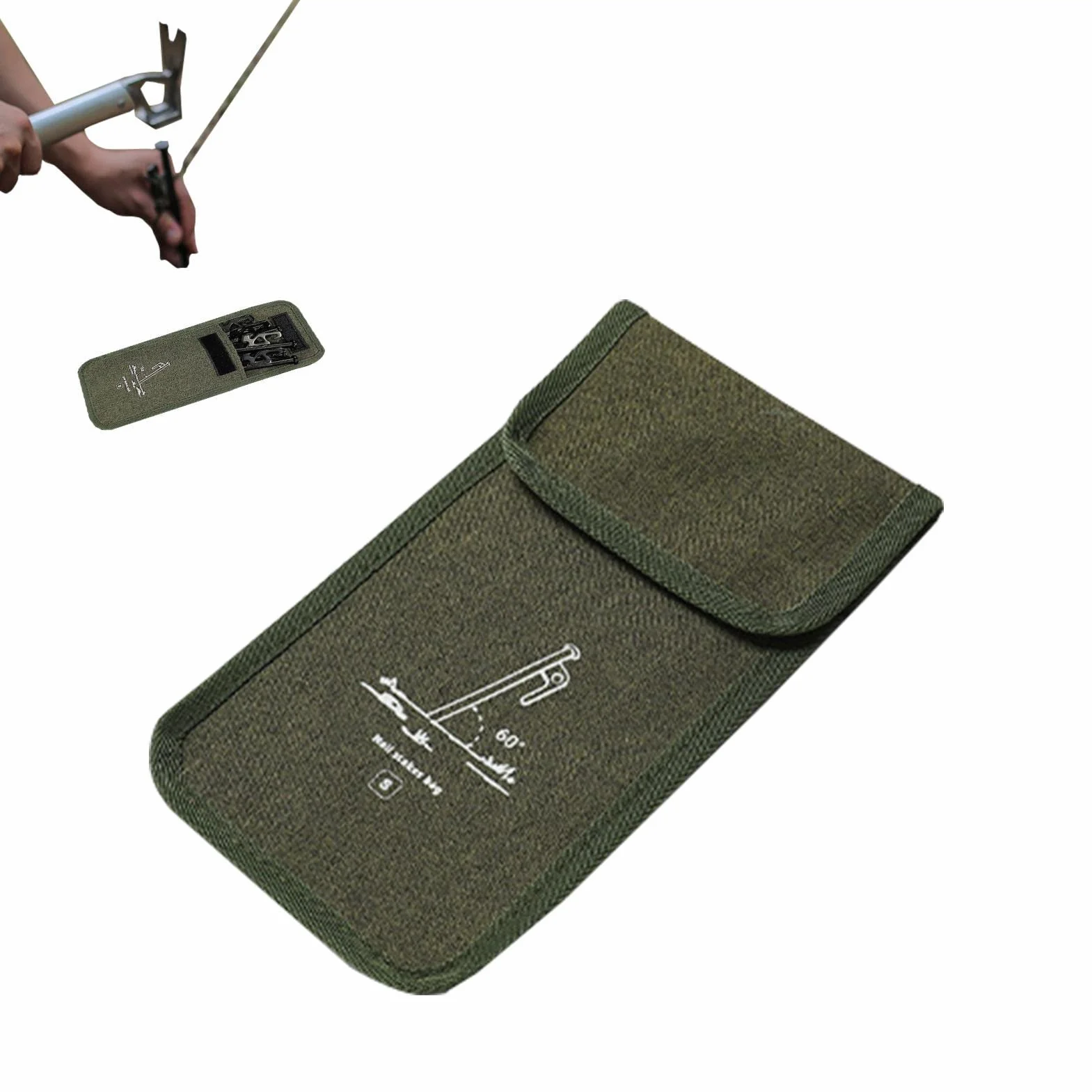 Bolsa para pinzas de camping de tela Oxford