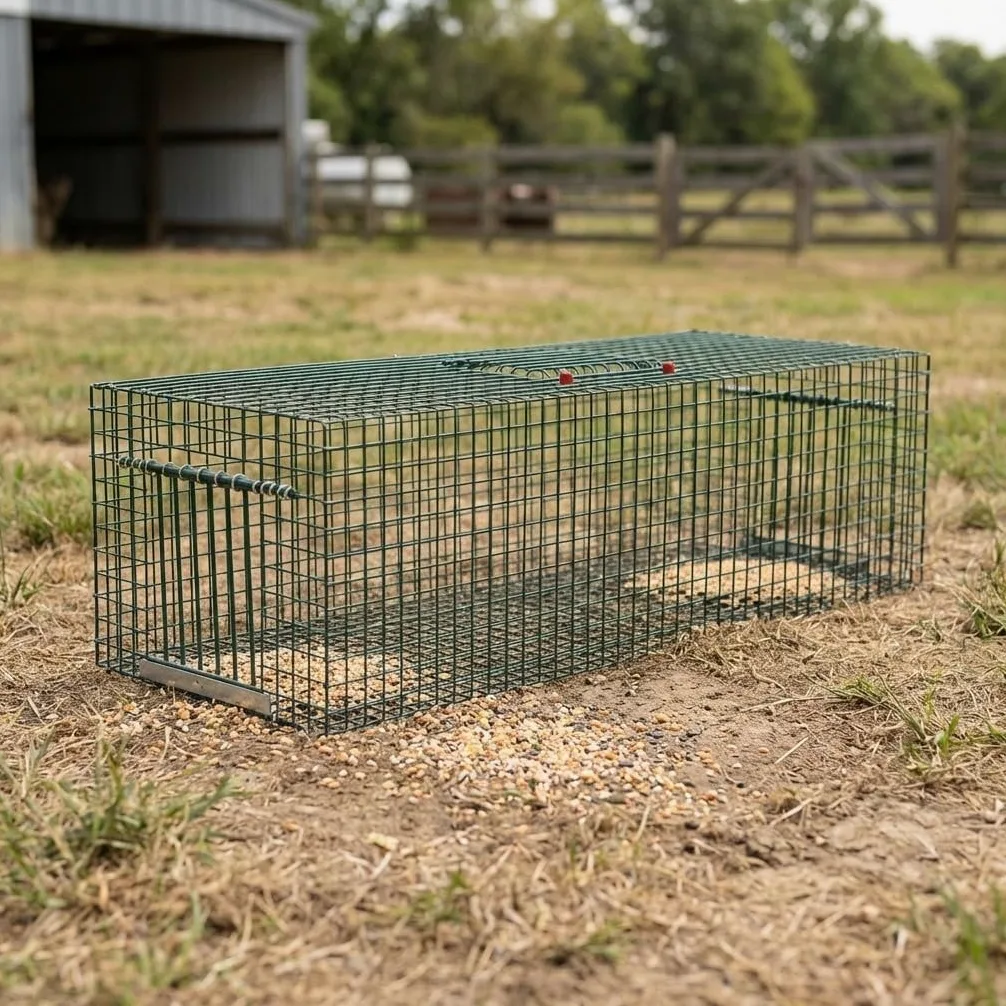 Suinga Jaula para Atrapar Palomas, Jaula Trampa para Animales Vivos, Pájaros, 103x42x32 cm - Trampa para Palomas