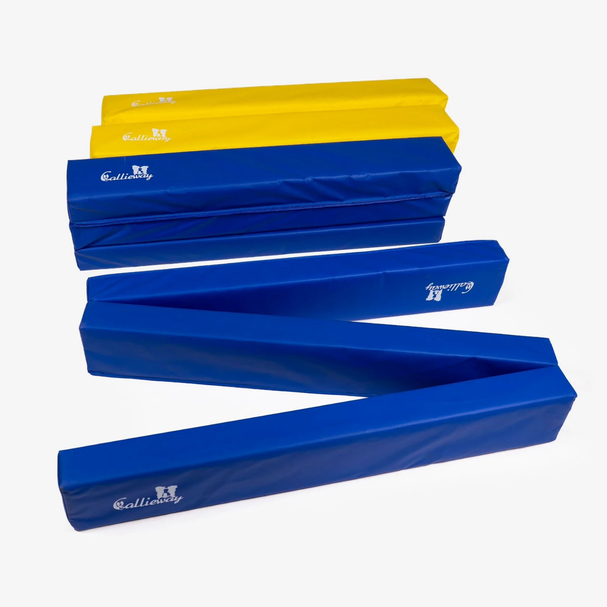 Runway - Callieway Soft Ground Work Lanes (4-Pack) with Foam Filling, Incl. Transport Bag, for Horse and Dog Training.