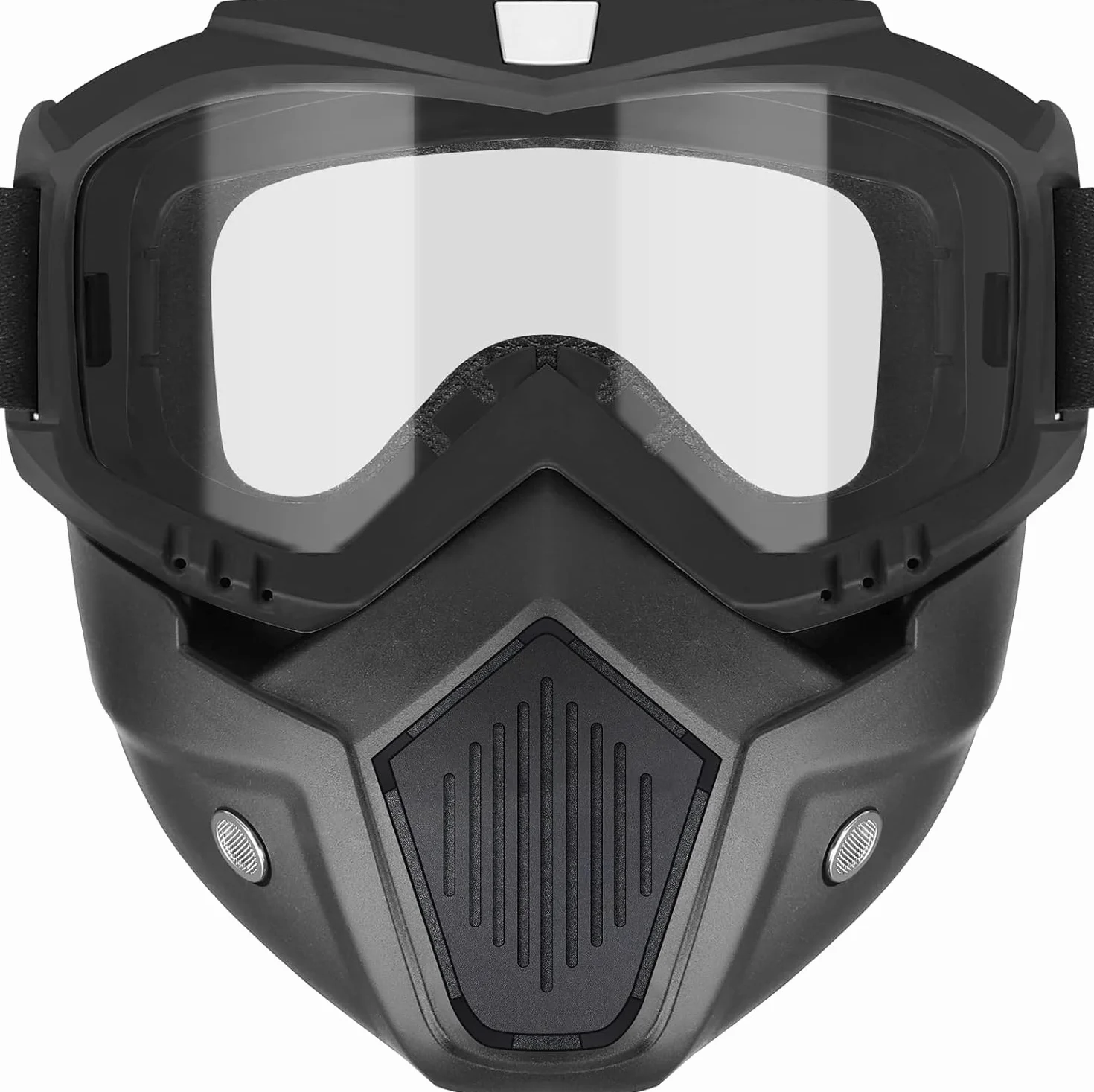 Airsoft Paintball Full Face Tactical Mask with Goggles for Motorcycle Cycling Skiing Halloween Cosplay