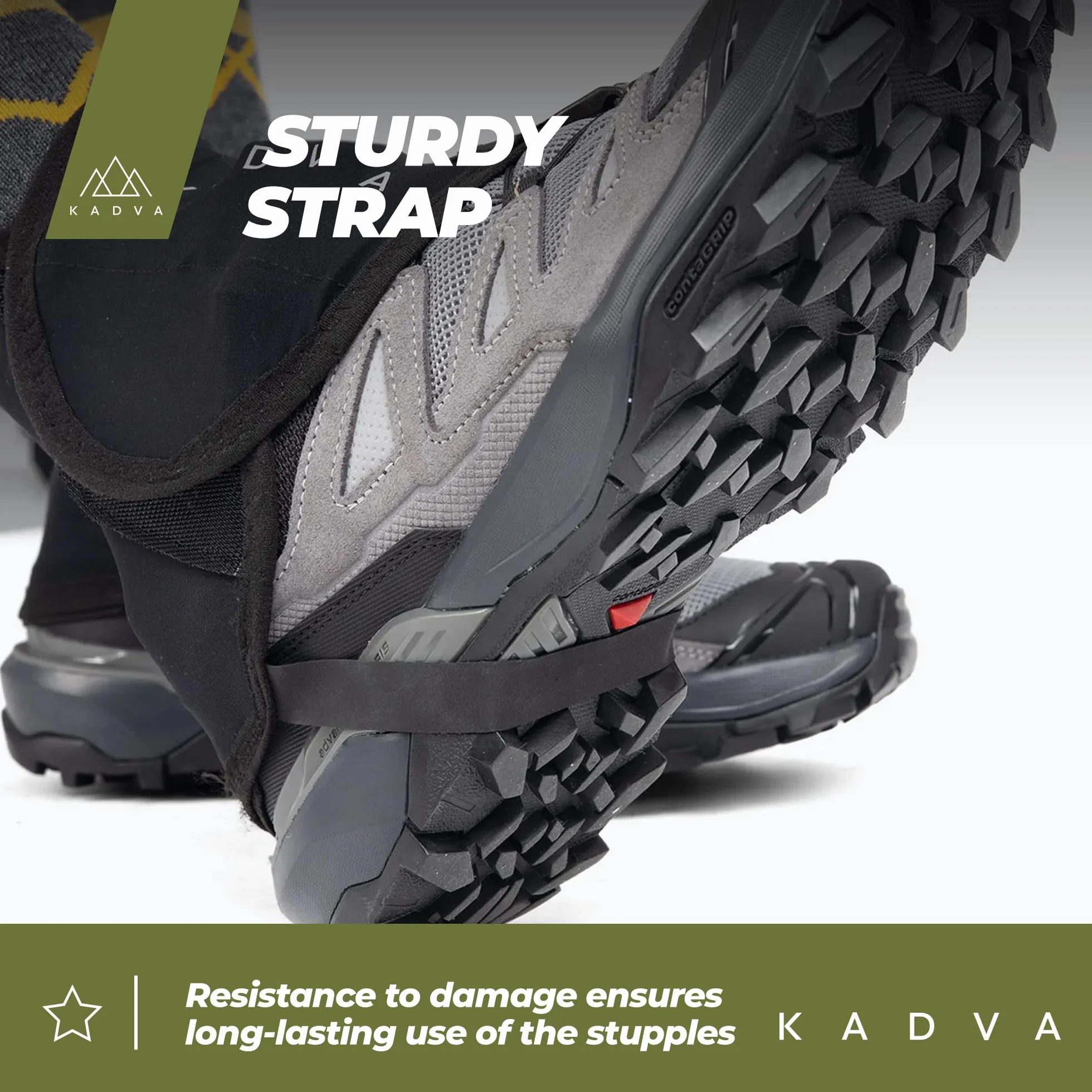 KADVA Nego Polainas de Nieve Adultos Unisex Negro Talla única