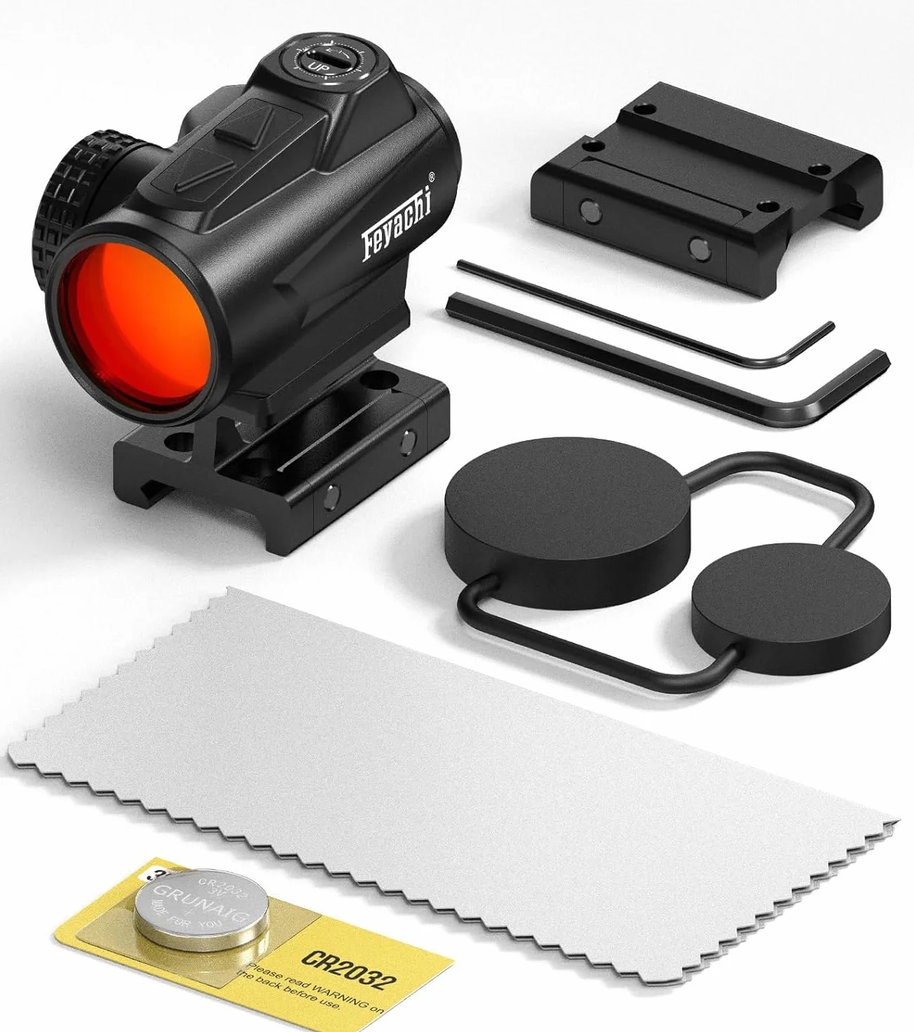 Feyachi V90 2MOA Mira de Punto Rojo para Airsoft Deportivo