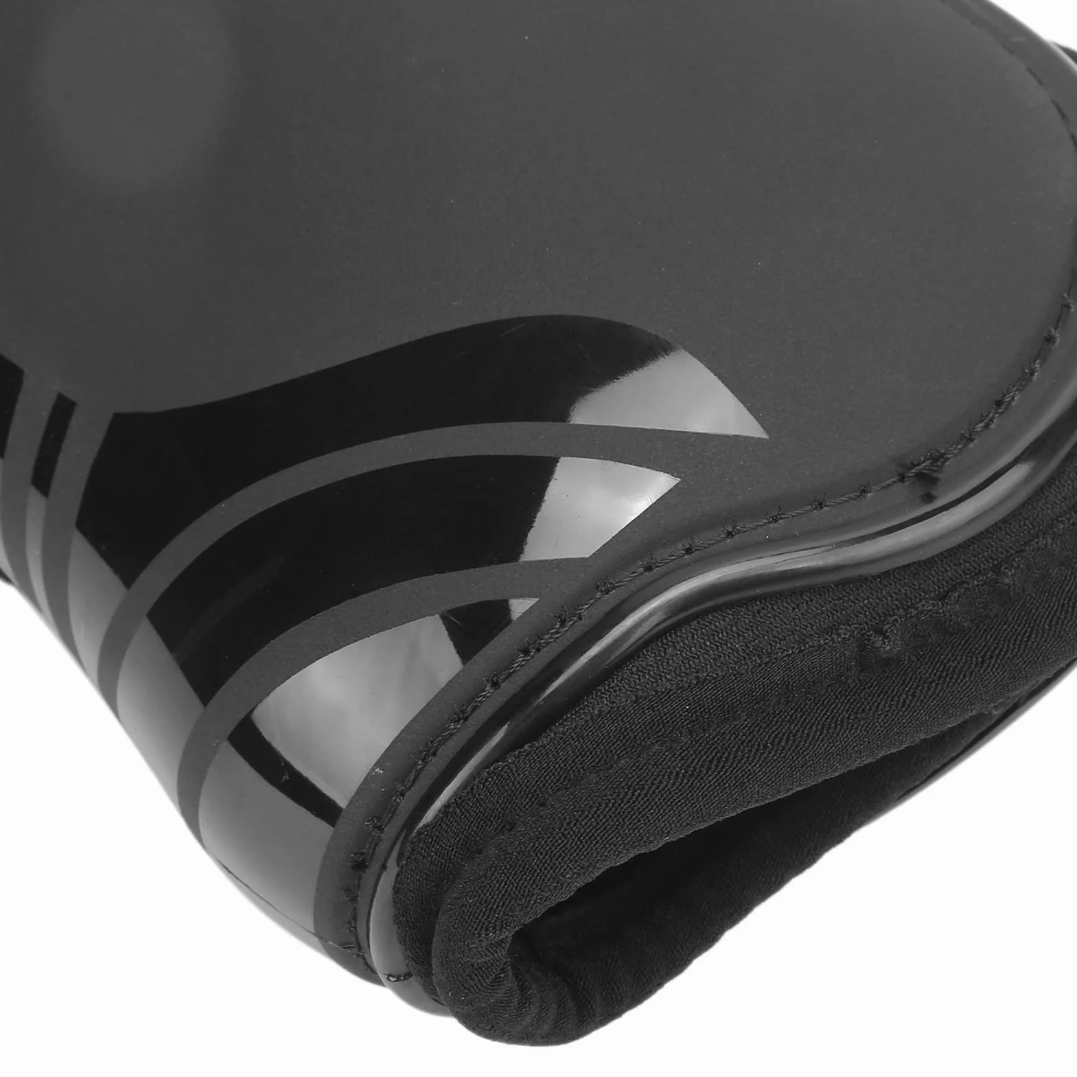 Aeun Botas de Tendón de Caballo de PU, 4 Piezas Botas de Soporte de Caballo Botas Protectoras de Pezuña de Caballo Protector de Pierna de Caballo para Salto de Caballo para Mantenerse Cómodo