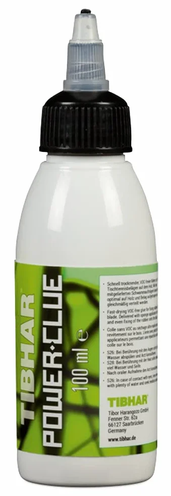 Tibhar Pegamento Power Clue 100 ml Cinta para Bordes Classic Special Edition 5 m 12 mm Negro