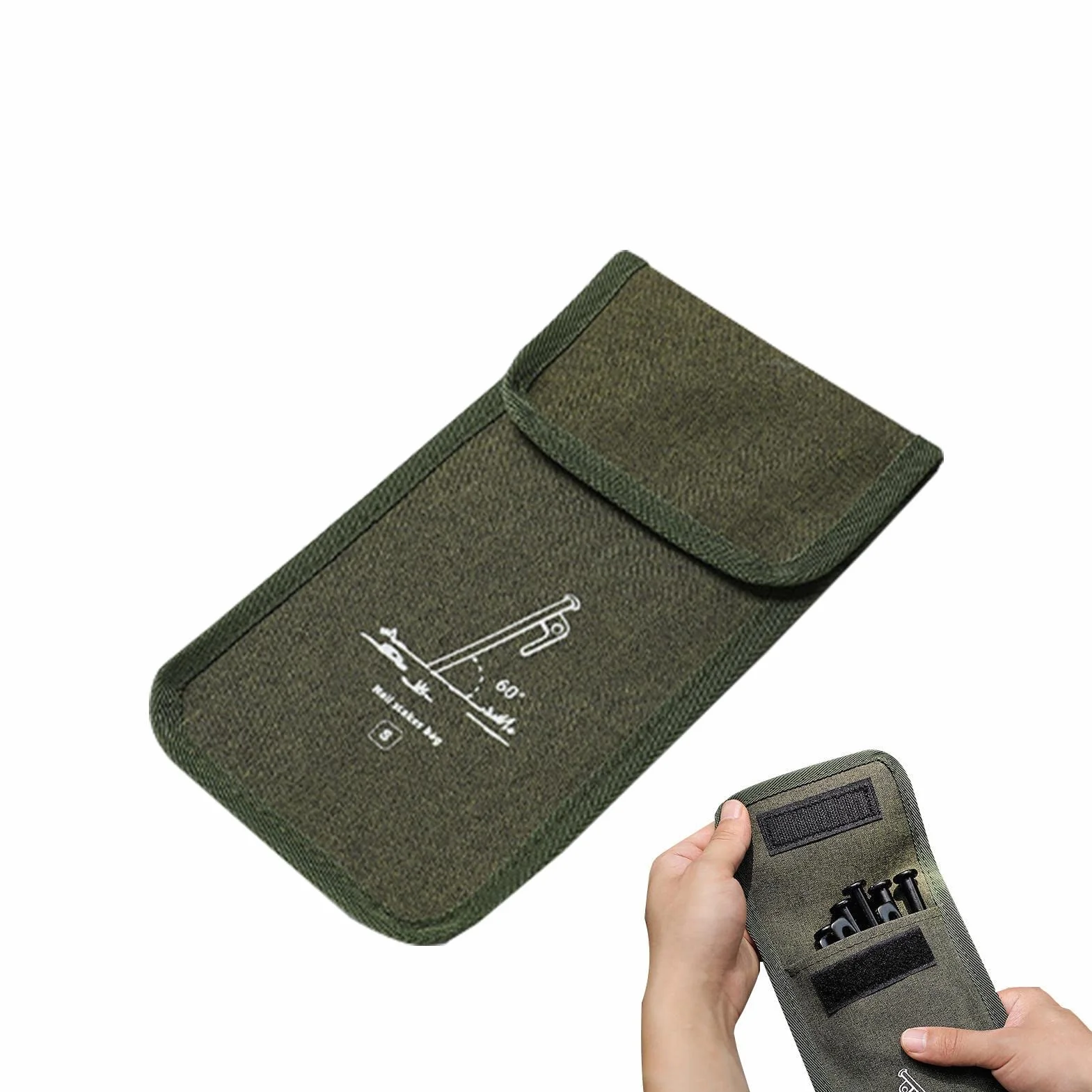 Bolsa para pinzas de camping de tela Oxford