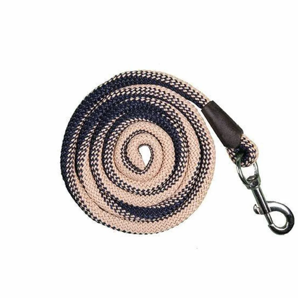 HKM Aachen Ramal con mosquetón Marrón 180 cm