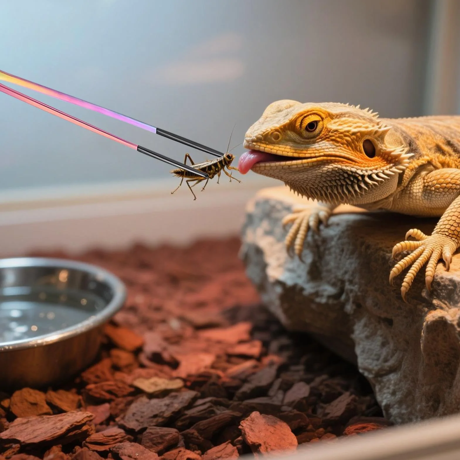 Pinzas para Reptiles,Pinzas Largas para Acuario | Accesorios Antideslizantes Cabezal Silicona para Serpientes Arañas Lagartos Mascotas Plantas Acuáticas Acuario Hogar