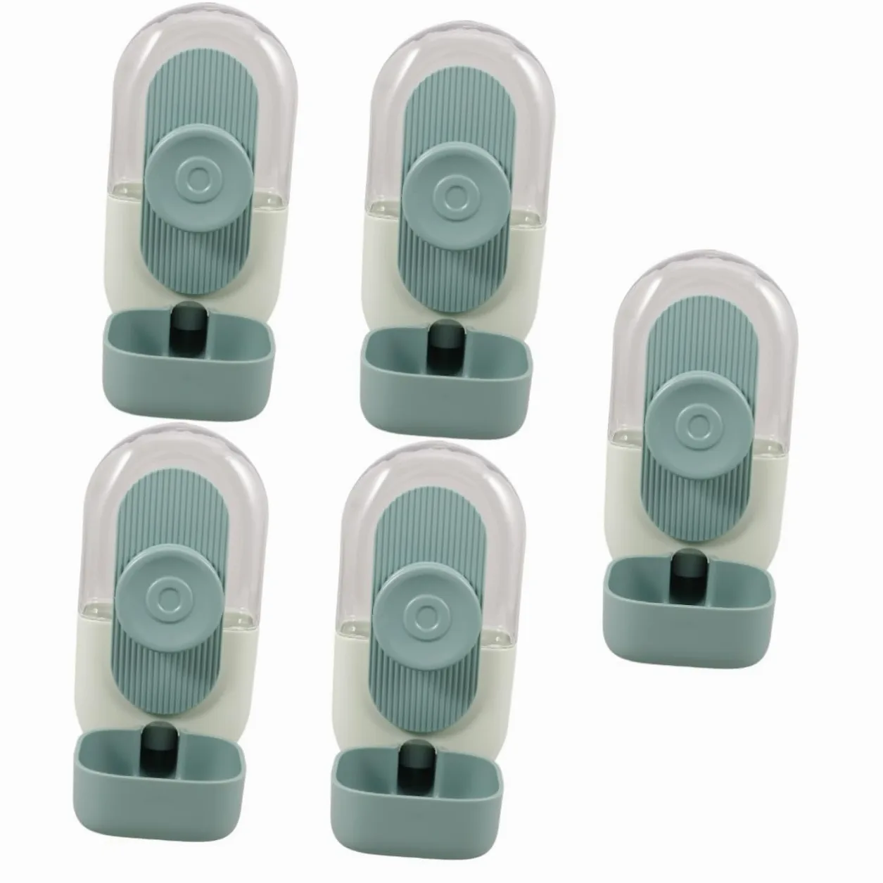BESPORTBLE 5piezas Dispensador De Agua para Mascotas Colgante Comedero y Bebedero Automático para Perros y Gatos Accesorio Práctico y Compacto para Jaulas