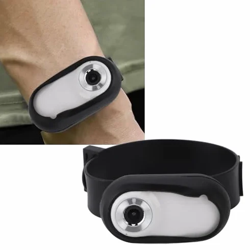 Cámara para Collar de Mascotas HD 1080P, Pantalla LCD de 0,96 Pulgadas, Vídeo de 5 Minutos, para Gatos y Perros, Material ABS