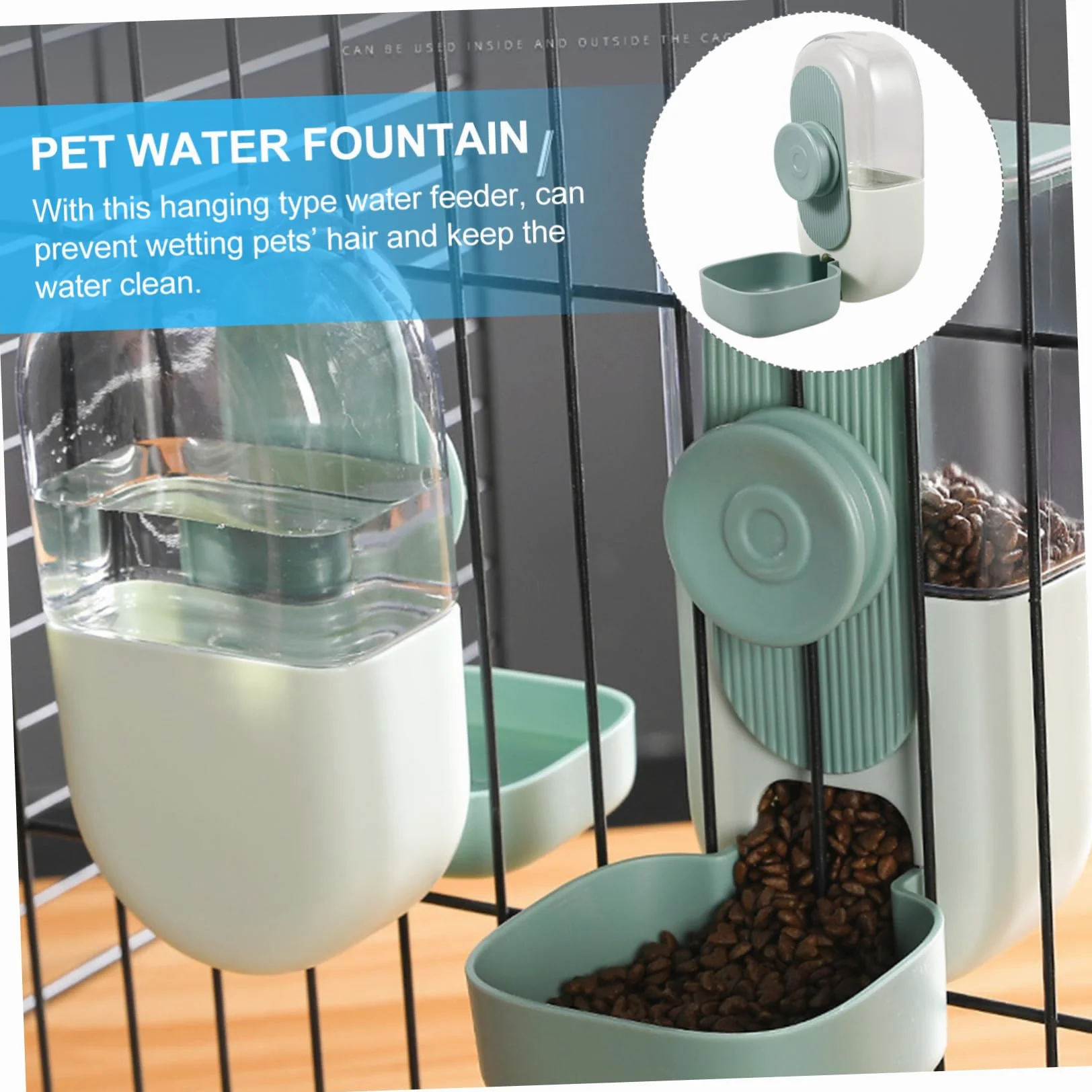 Yardwe 5 Uds Fuente De Agua para Mascotas Bebedero Automático para Mascotas Alimentador De Botella De Agua para Perros Alimentador para Gatos Alimentador De Agua para Cachorros