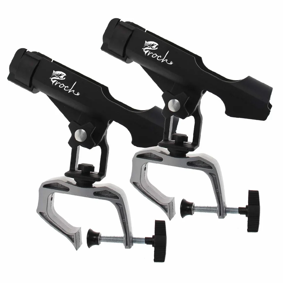 Croch 2 x Rod Holders 360 Degree Rotation for Boat Kayak