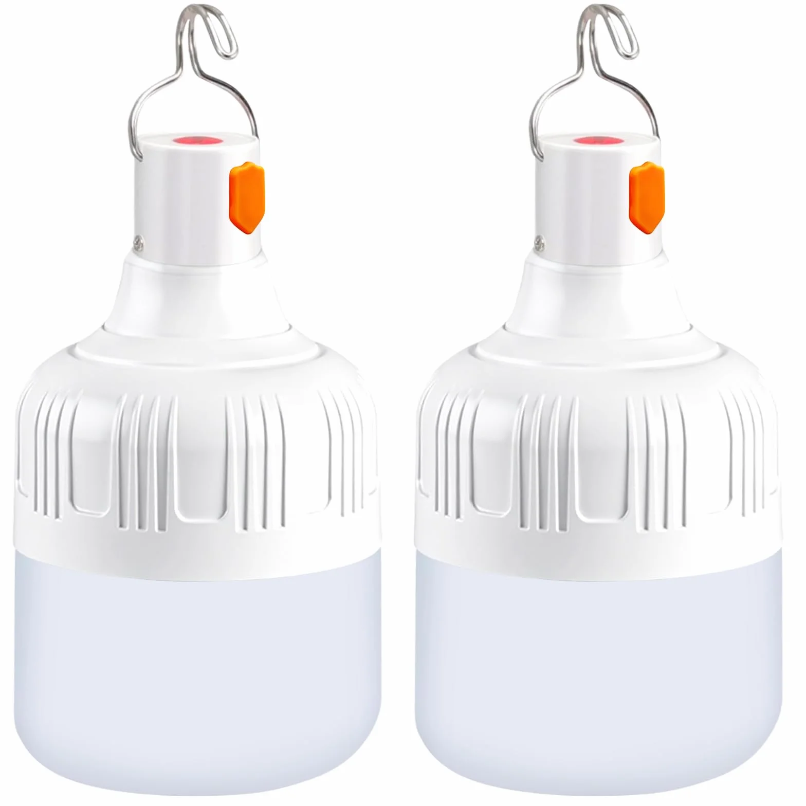 Lámpara Camping Recargable LED 500LM 3 Modos Impermeable Portátil con Gancho