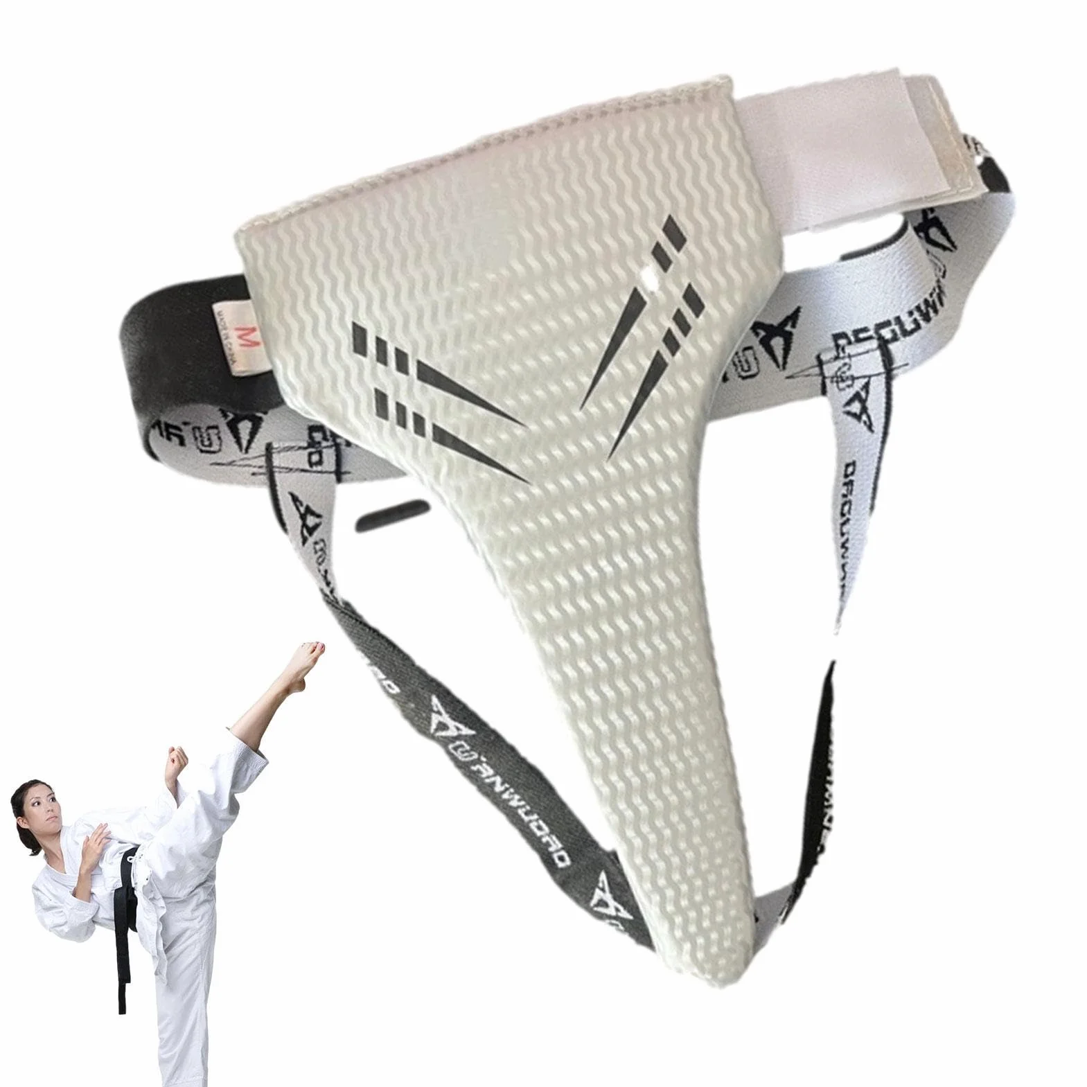 Suspensorio Abdo Protector Inguinal para Boxeo Karate Taekwondo Kickboxing