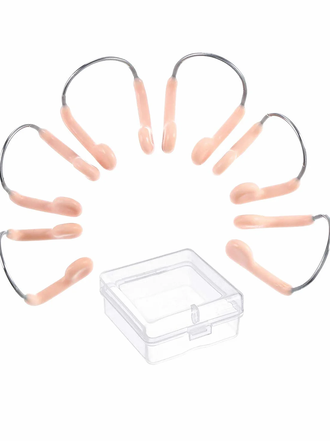 Pinza de Nariz para Natación 6 Pack Clip de Silicona Suave para Adultos y Niños Buceadores