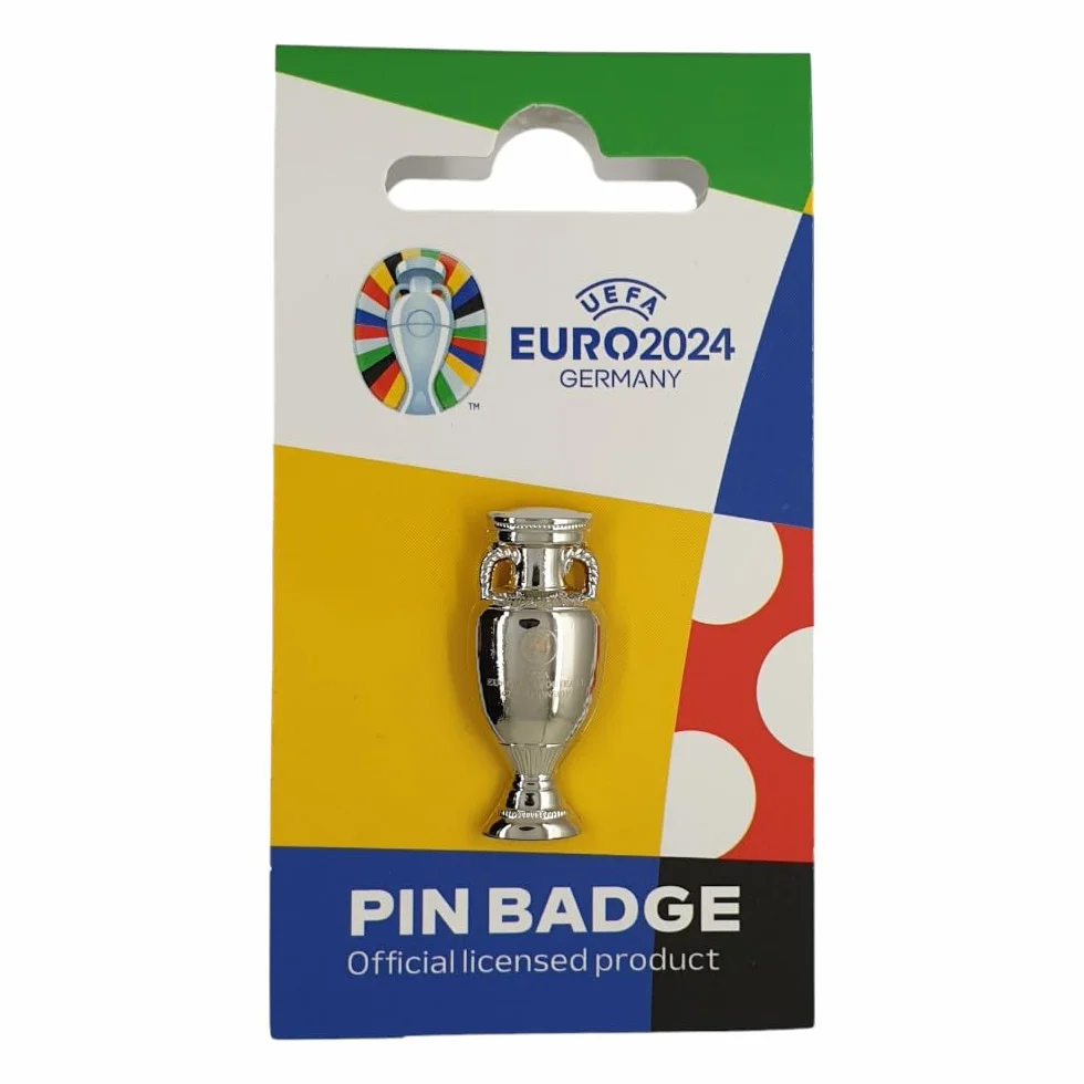 UEFA Euro2024 Pin EM-24-PI-TR-30MM 30mm Plateado