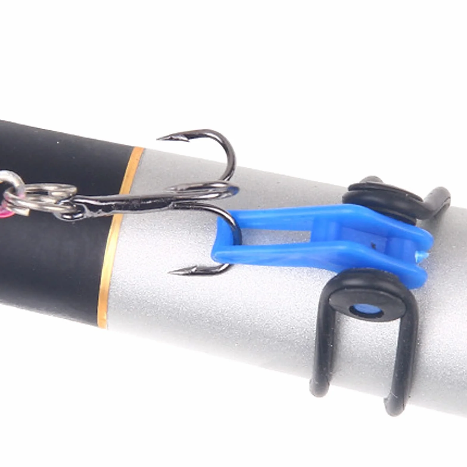 Soporte Anzuelo Cebo 20 Piezas Accesorios Pesca Plástico Negro Azul