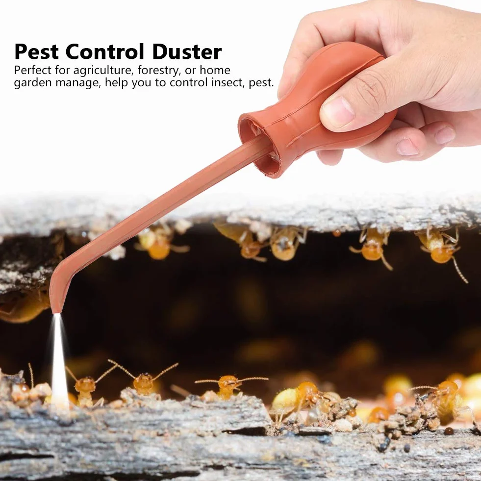 KIMISS Pulverizador de Plástico para Control de Plagas, Dispensador de Pesticida para Jardinería, Aplicador de Polvo contra Insectos y Termitas