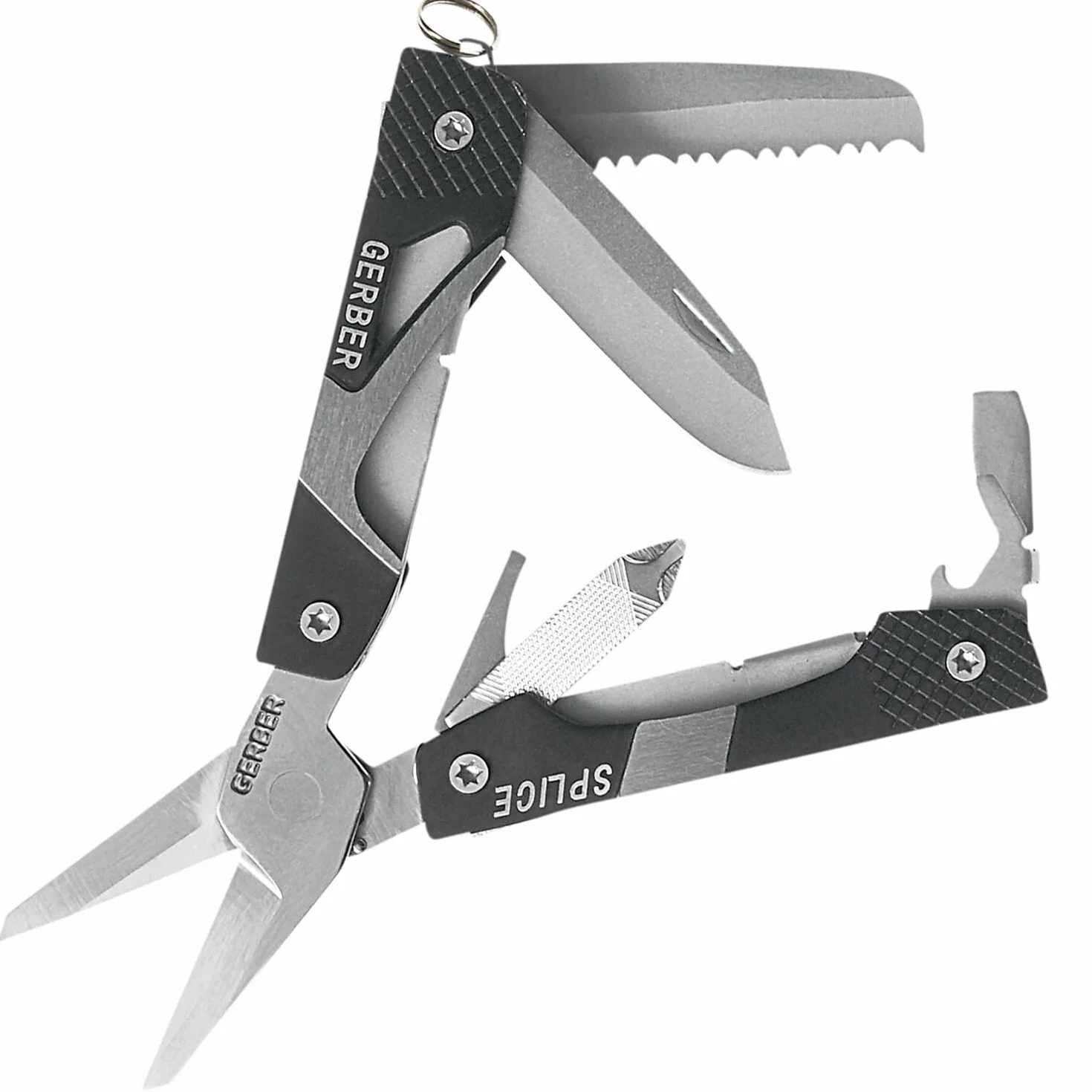 Fiskars Multiherramienta de bolsillo Splice Negro