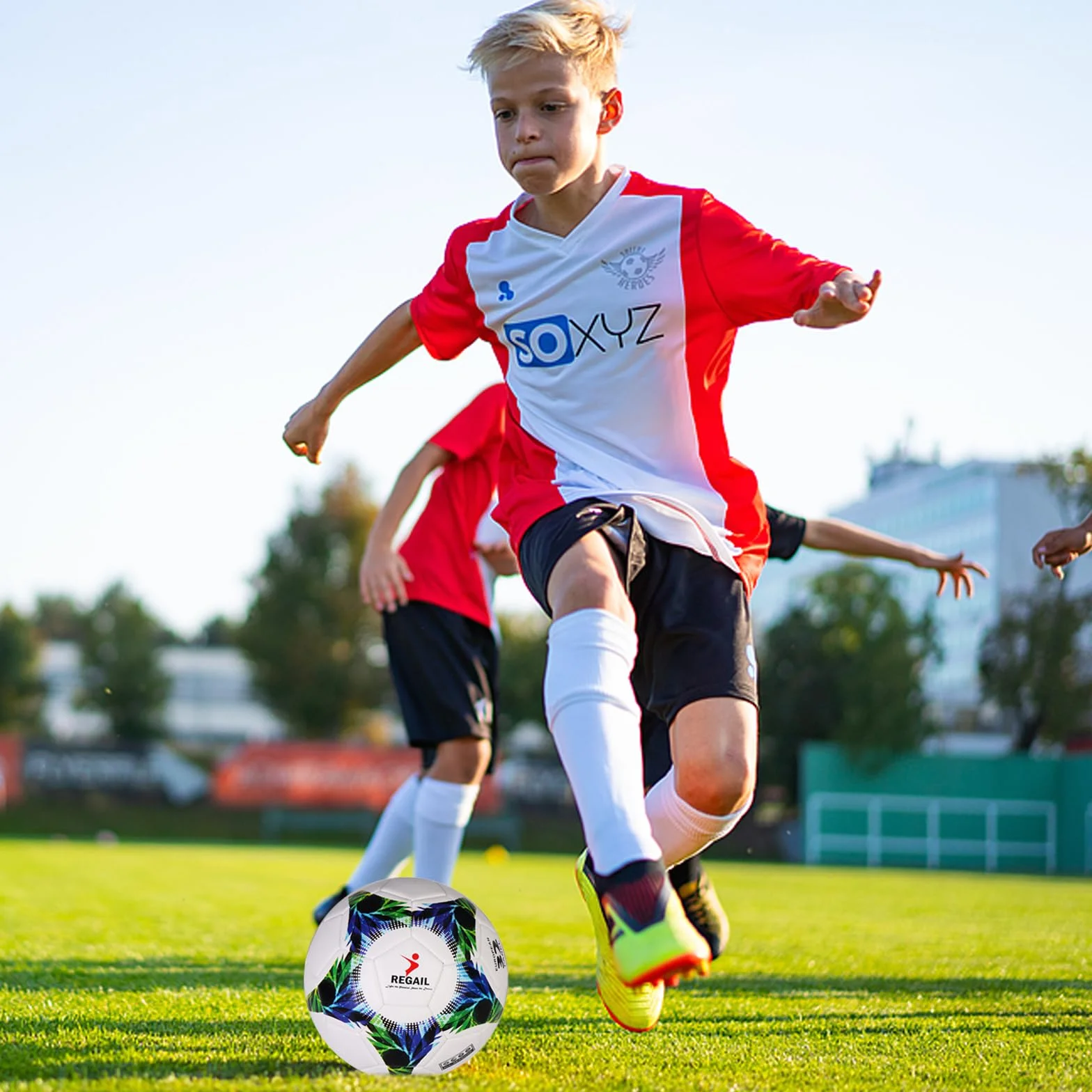 Balon de Futbol Tamaño 4, Niños, Entrenamiento