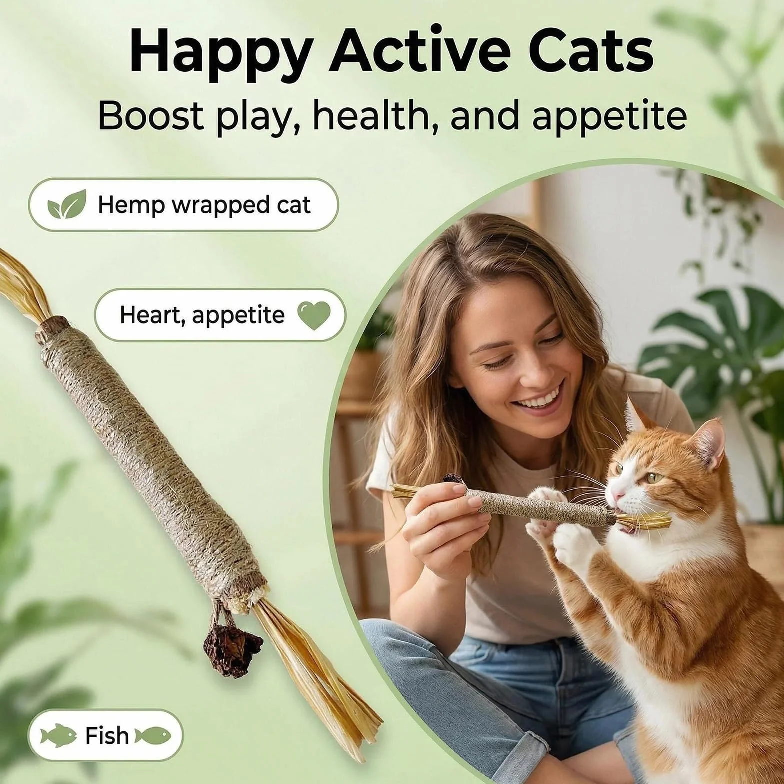 6 Piezas Naturales para Morder Gatos, Hierba Gatera Juguete Masticar Palos Gato, Palitos de Catnip para Gatos, Compatible para Gatos, Salud Oral y Estimulación de Ejercicio en Felinos