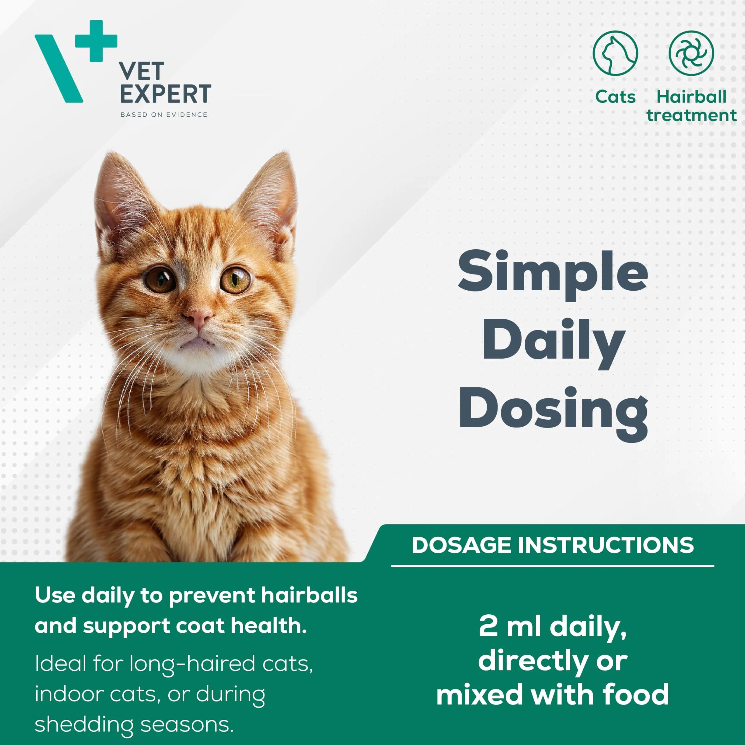 VET EXPERT TRICHOCAT - Pasta desenfrenadora para gatos, 50 ml