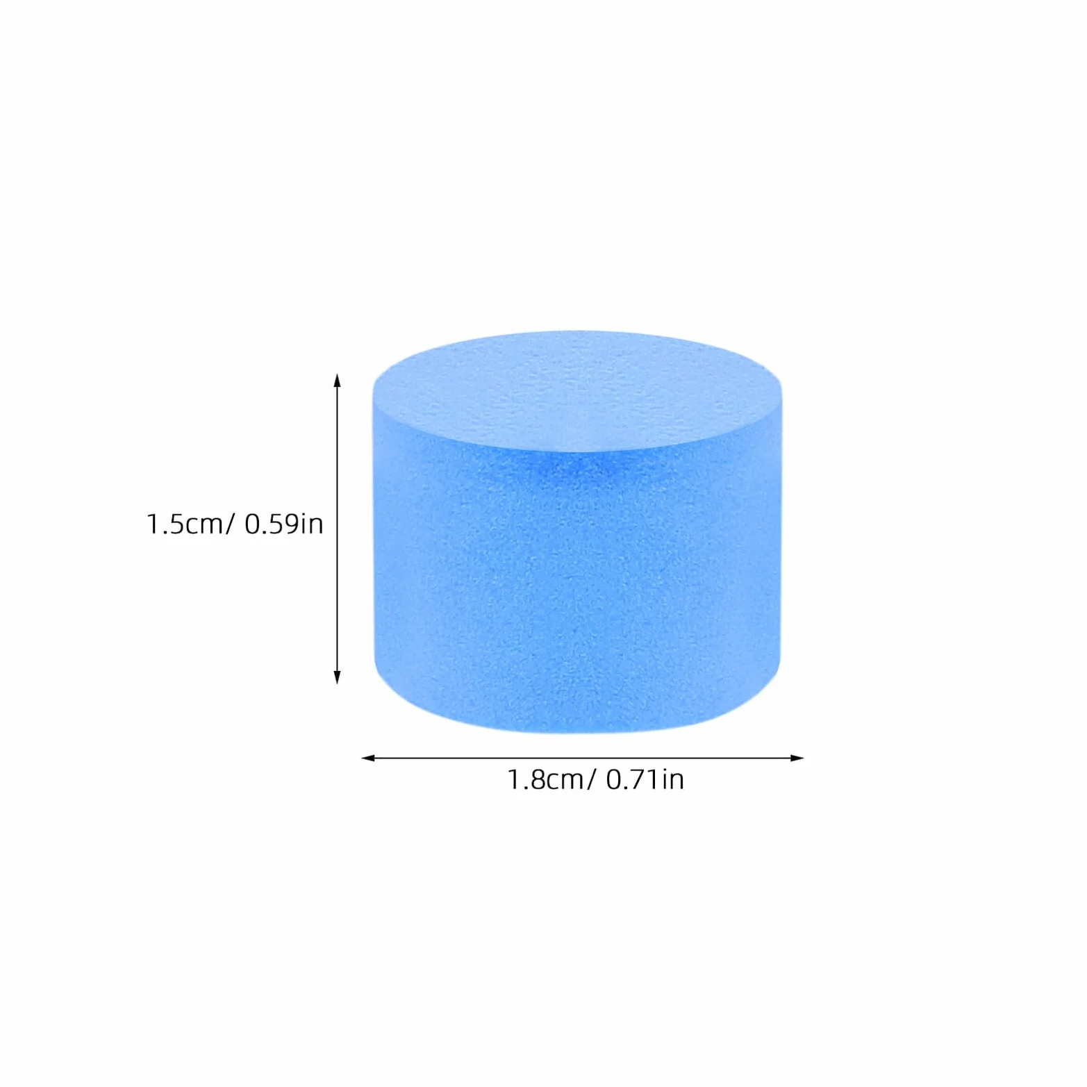 5 Esponjas de Espuma Azules para Tubos de Laboratorio, Suministros para Nidos de Insectos Ambiente Cómodo y Fácil de Usar en Aprendizaje Naturaleza