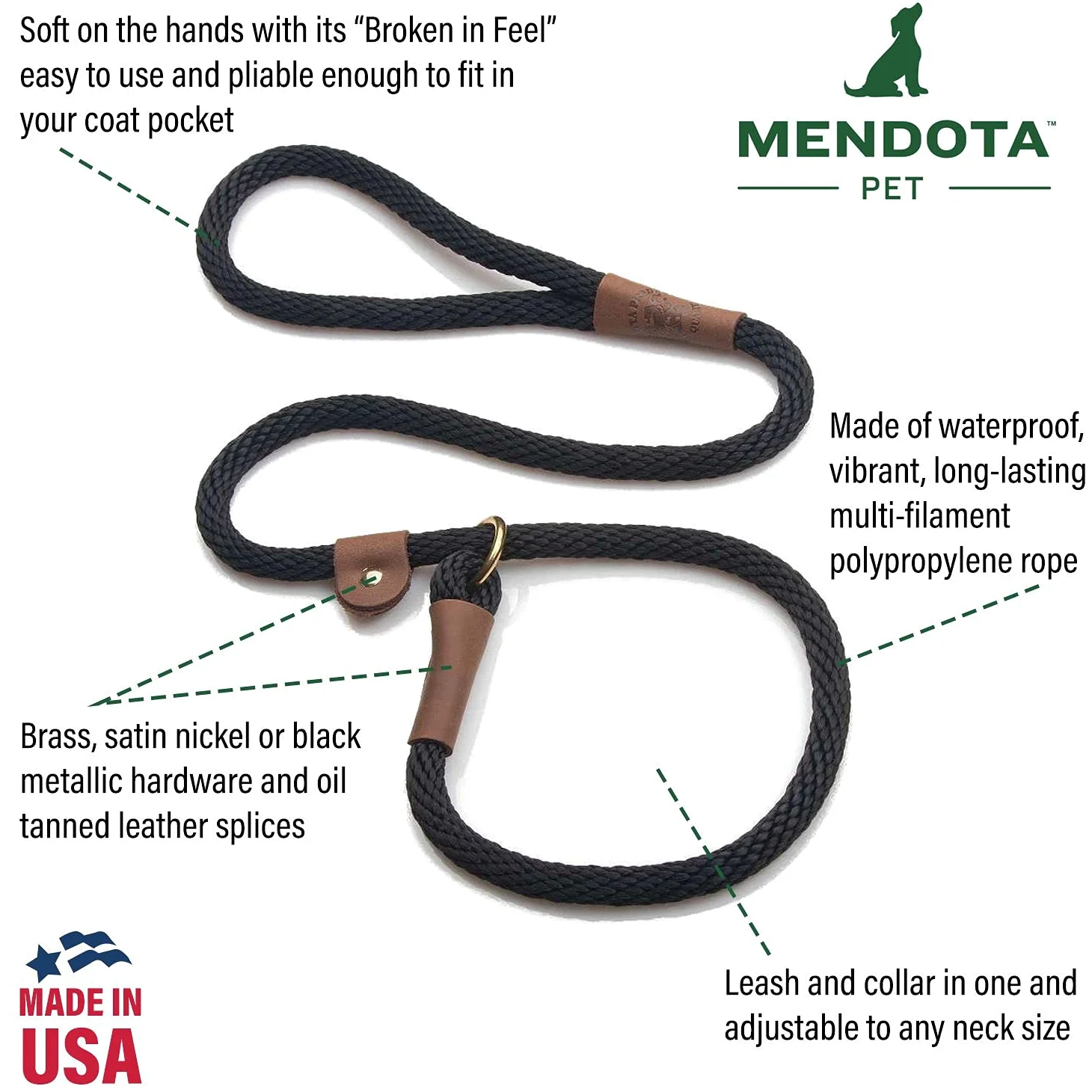Mendota Products - Correa para Perro