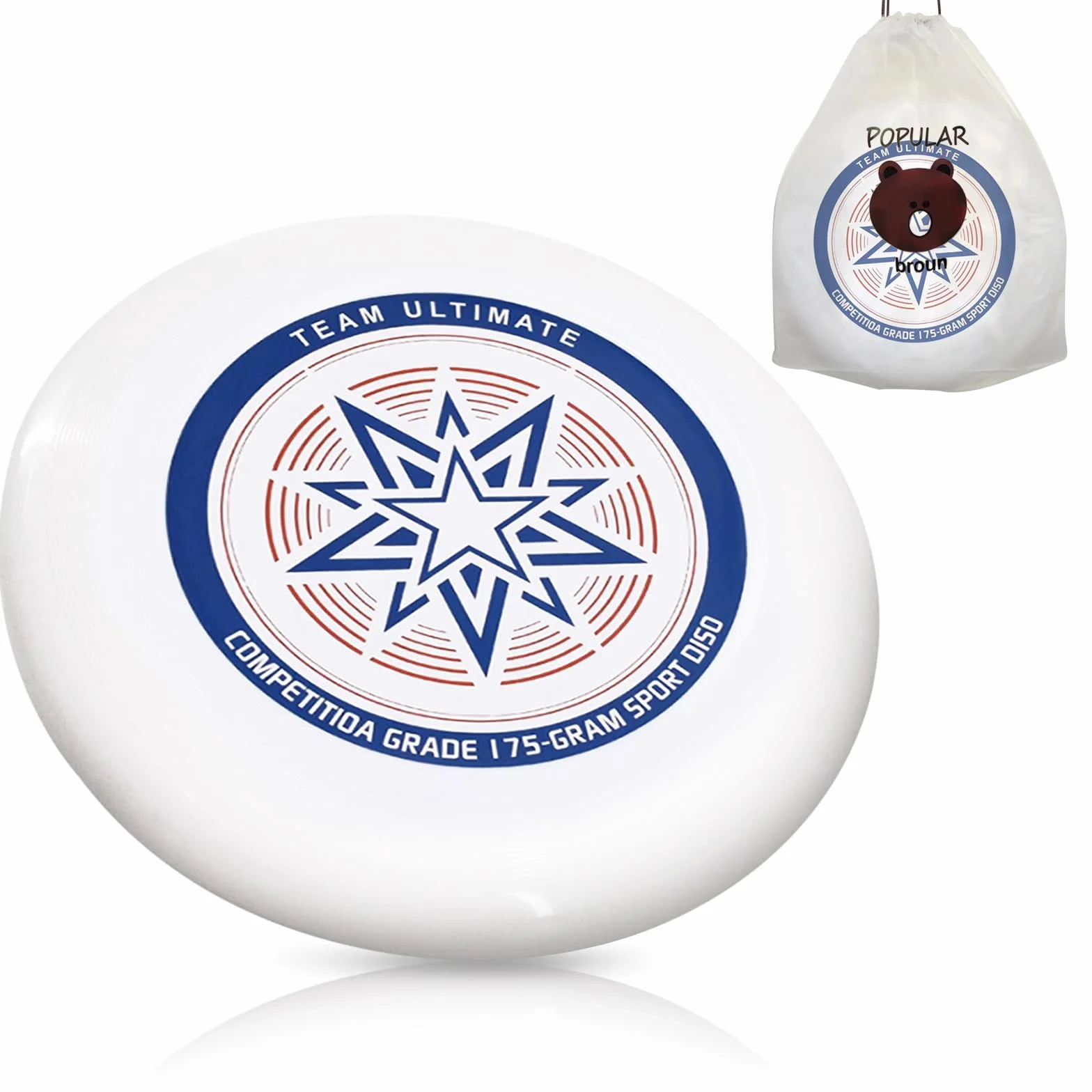 Frisbee competitivo disco volador deportivo profesional para exteriores