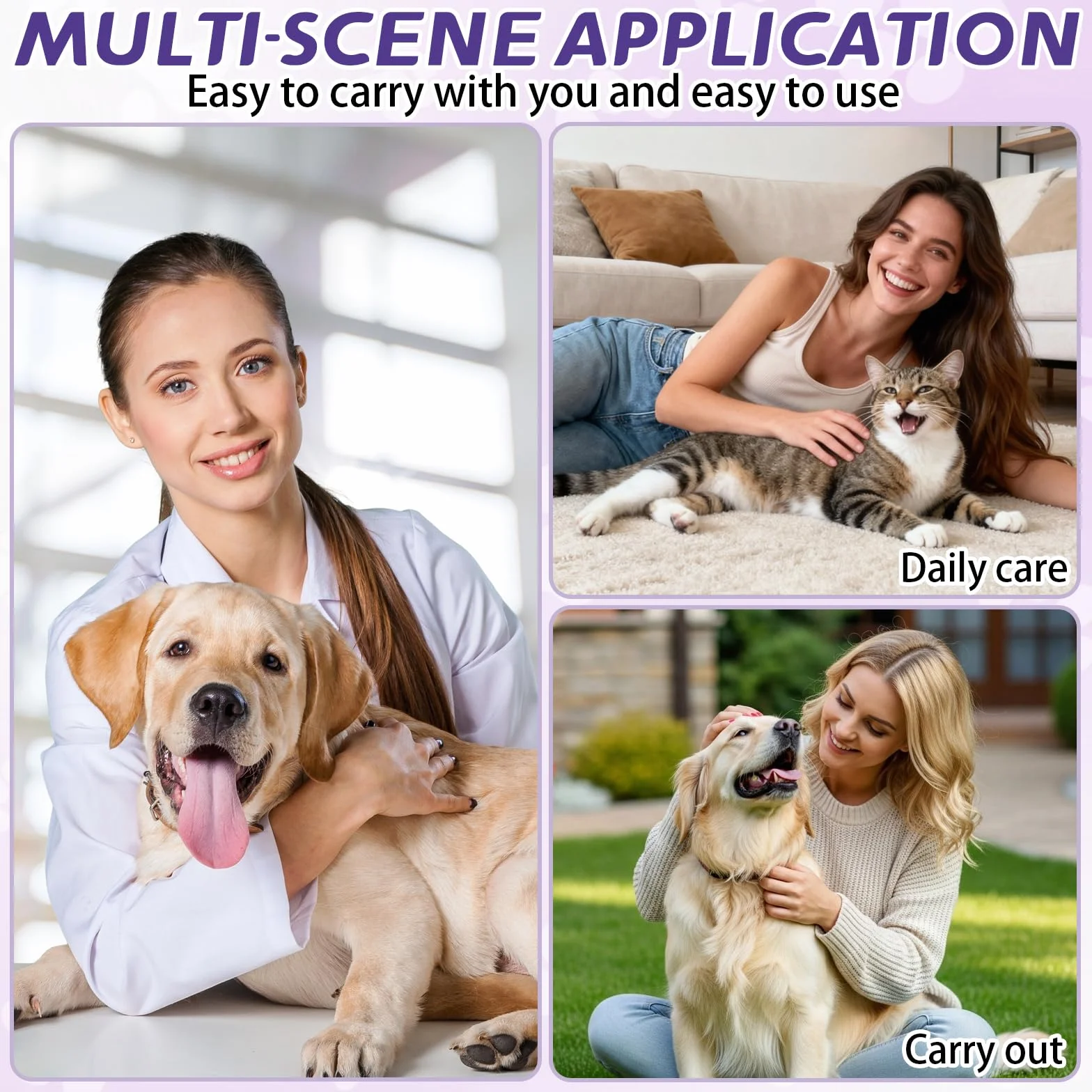 Cepillo Dientes Perro 4 Piezas Para el Cuidado Dental de Perros y Gatos, gel Para el Cuidado Bucal de Mascotas, Lápiz Limpiador Mascotas, Limpieza Dientes Perro