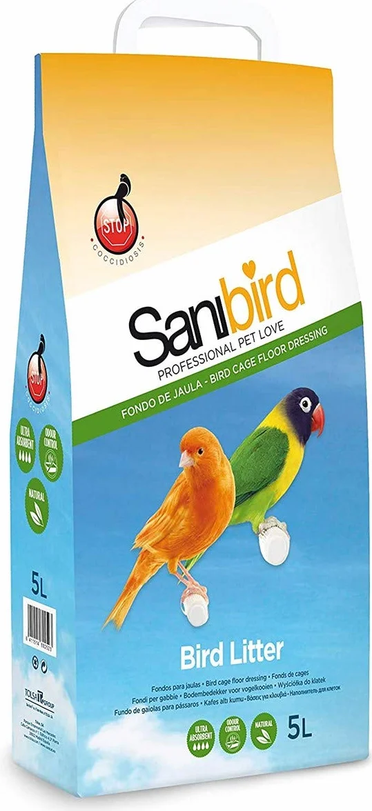 Sanibird SANI5 - Arena para Aves, Bolsa 5 litros