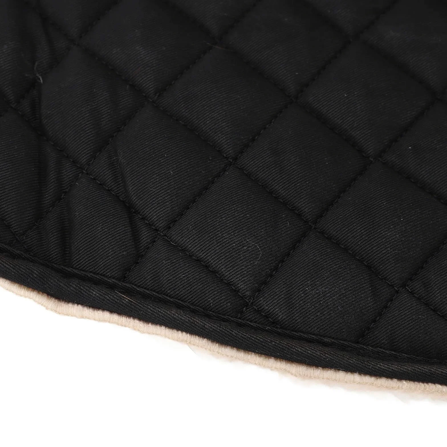 Almohadilla para Silla de Montar, Media Silla de Montar Poliéster Lana sintética Antideslizante Transpirable Absorbe la Humedad for Montar a Caballo