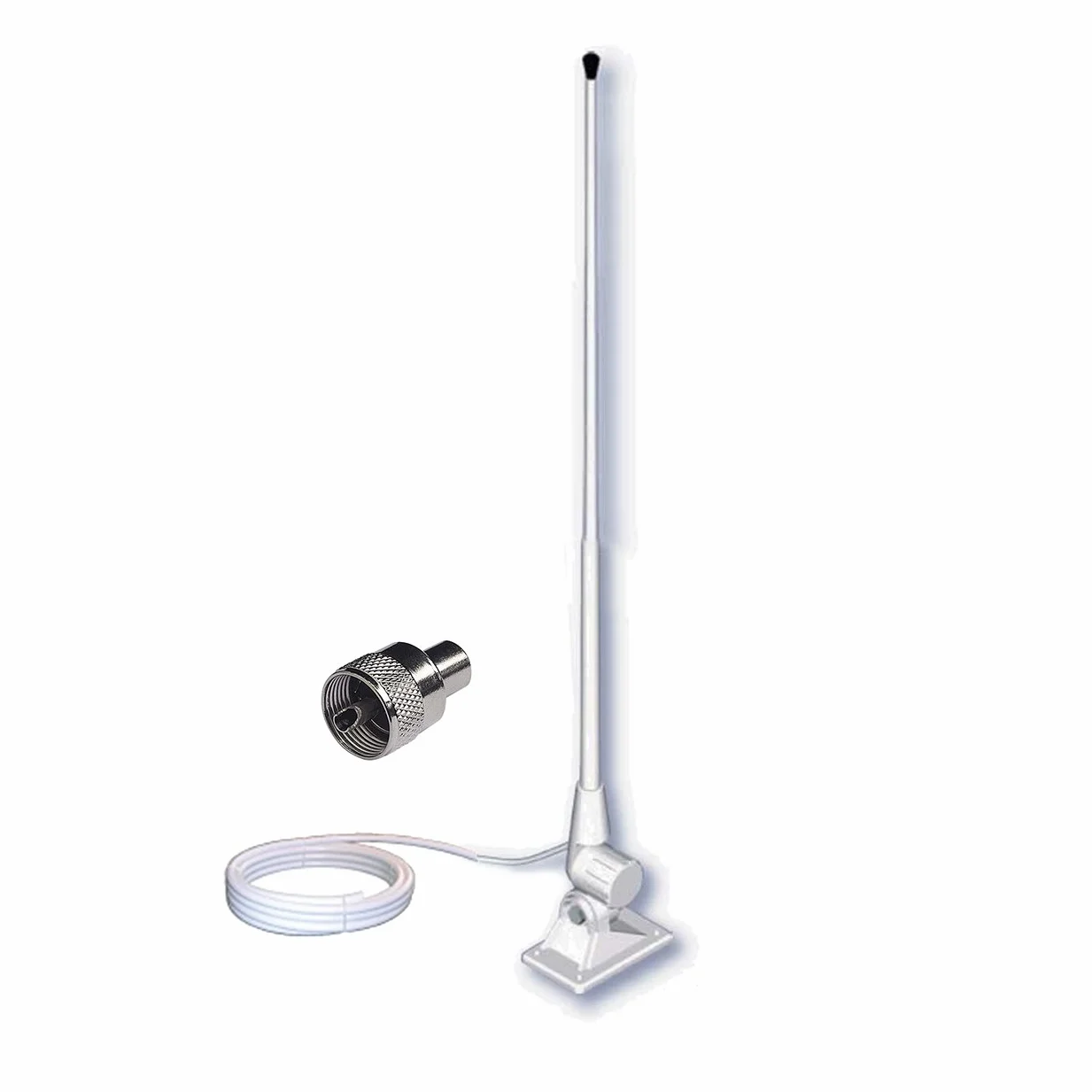 Antena VHF SPARK C-67 para embarcaciones blanco conector PL