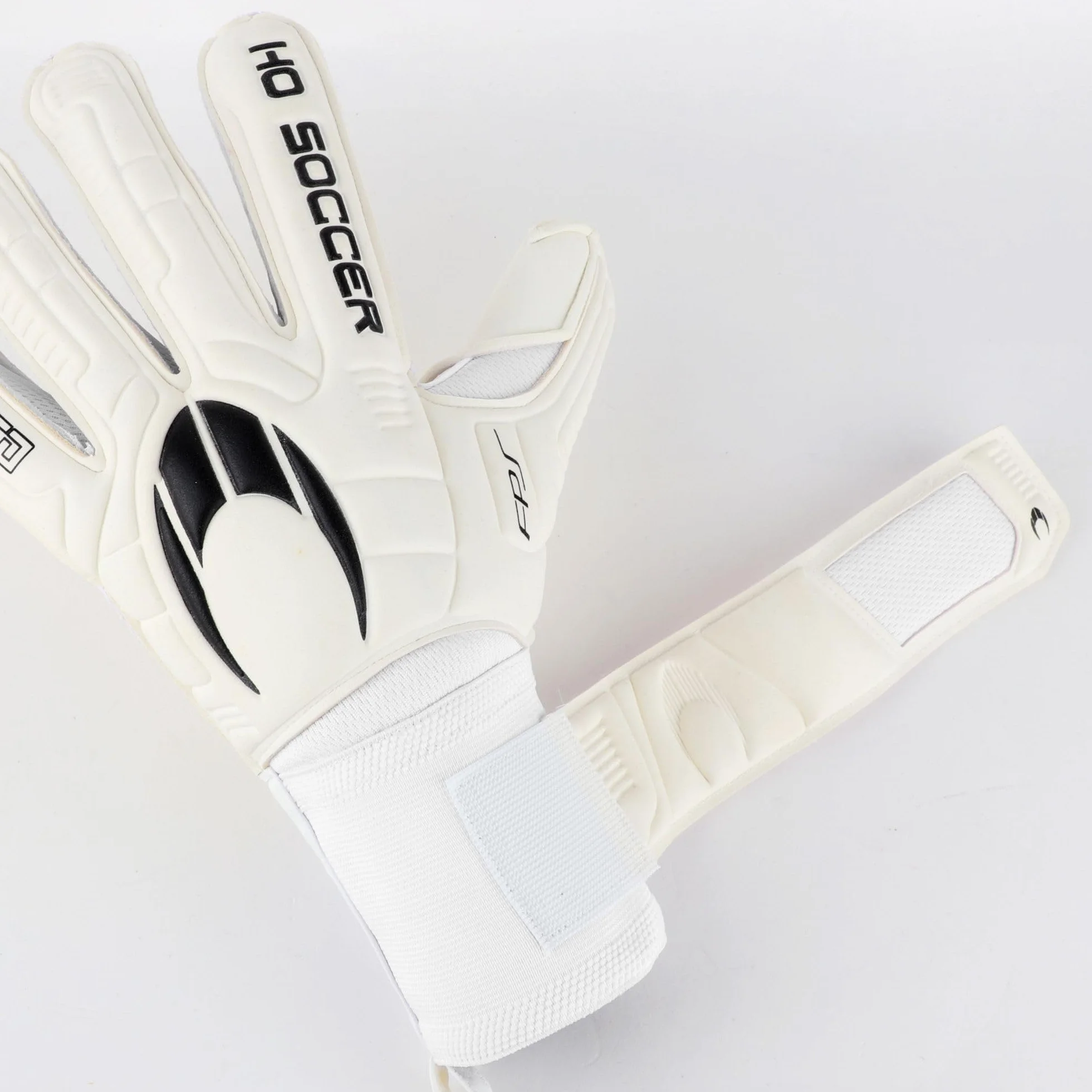 Guantes de Portero HO Soccer SPIRITO White Protek Flat Blanco