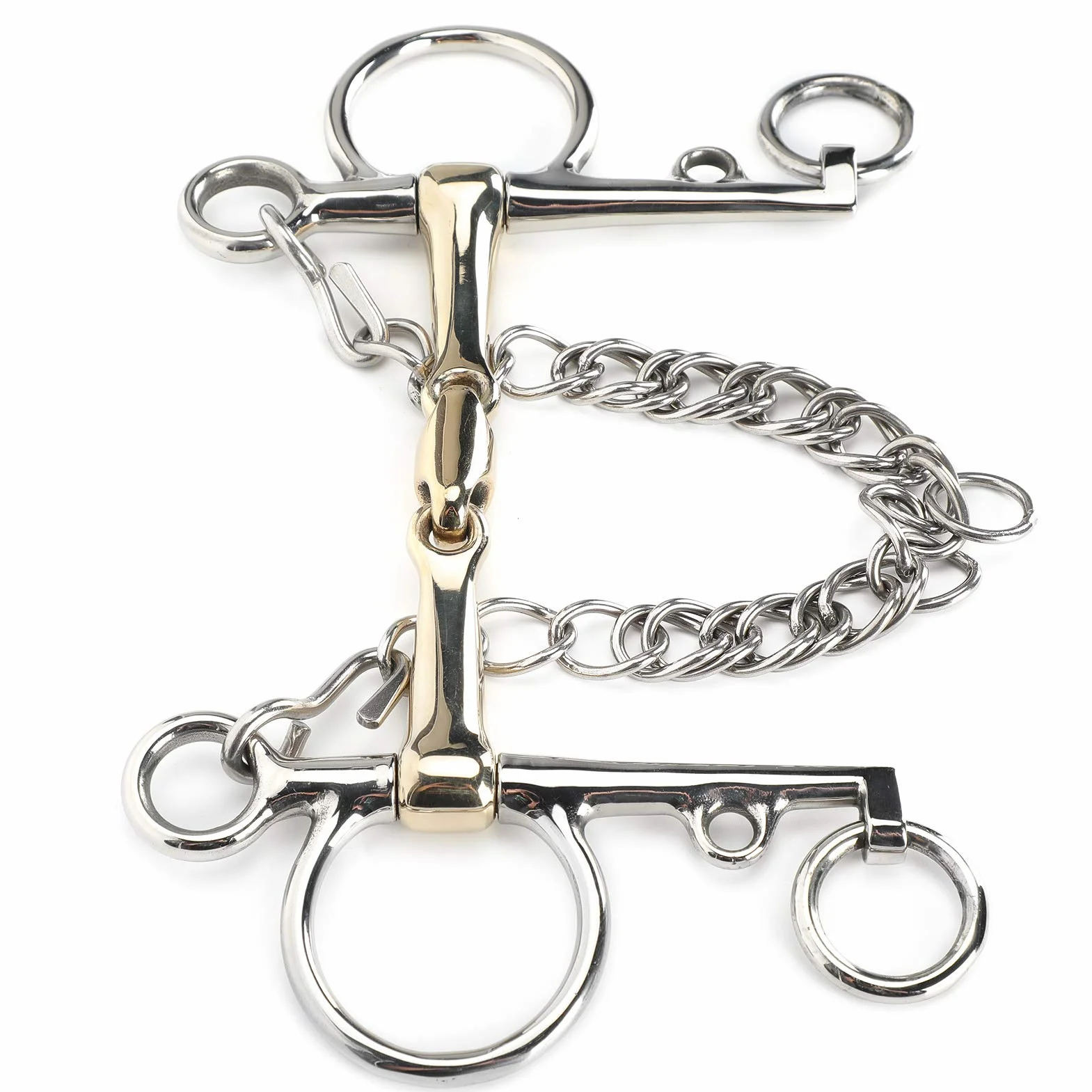 Pelham, acero inoxidable Pelham, broca Pelham de boca articulada, broca para caballo, accesorio para broca Pelham de acero inoxidable