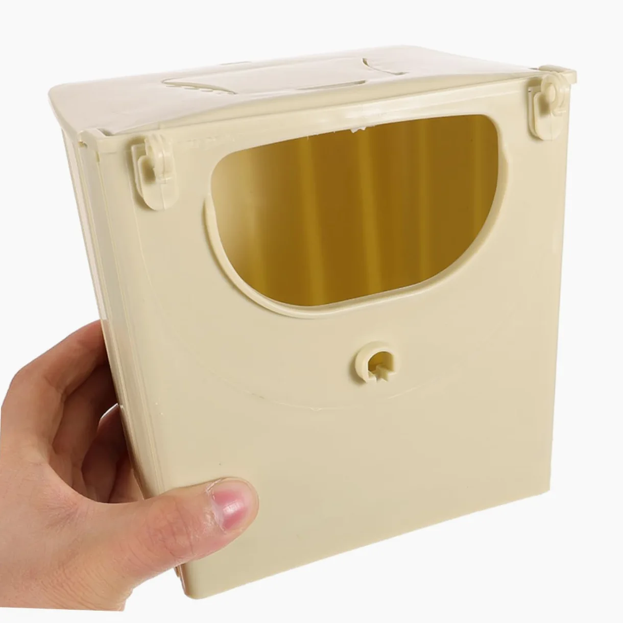 COLLBATH 2 Juegos de Cajas de Cría para Pájaros Elegantes Y para Periquitos de Plástico Resistente a La Intemperie con Salida para Nido 5 Unidades