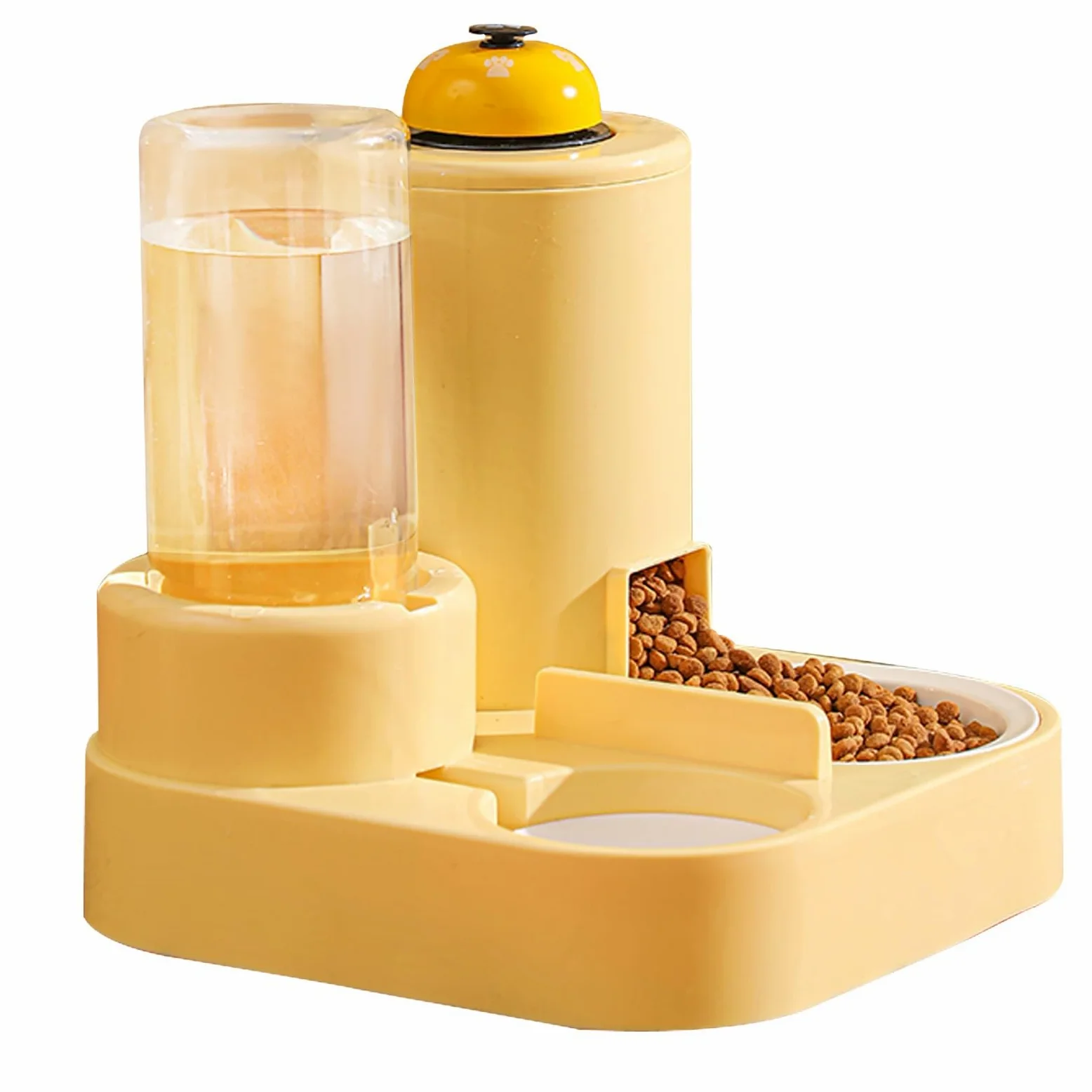 Comedero Gatos, Comedero Gato Automatico, Dispensador Comida Gatos para Gatos para Mascotas Pequeñas y Medianas