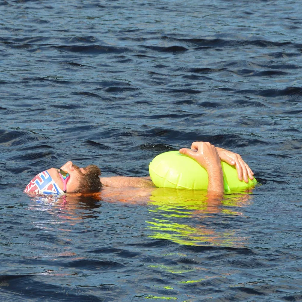 BornToSwim Schleppboje für Schwimmer Boya de Seguridad Brillante Unisex Adulto