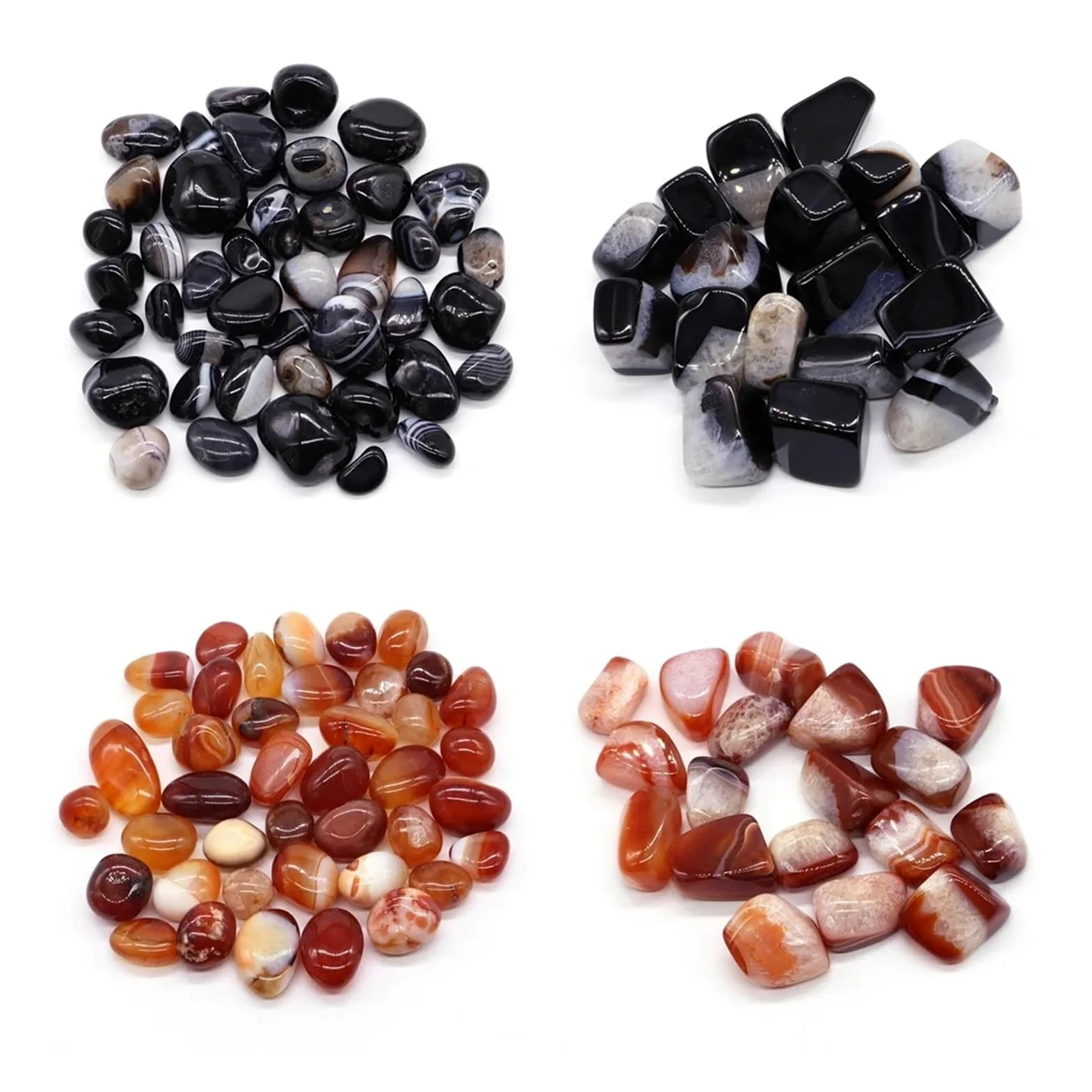 Piedras de Grava para peceras, Piedras De Grava for Acuario Y Jardín Multicolor Varios Tamaños(Color 13,500g)