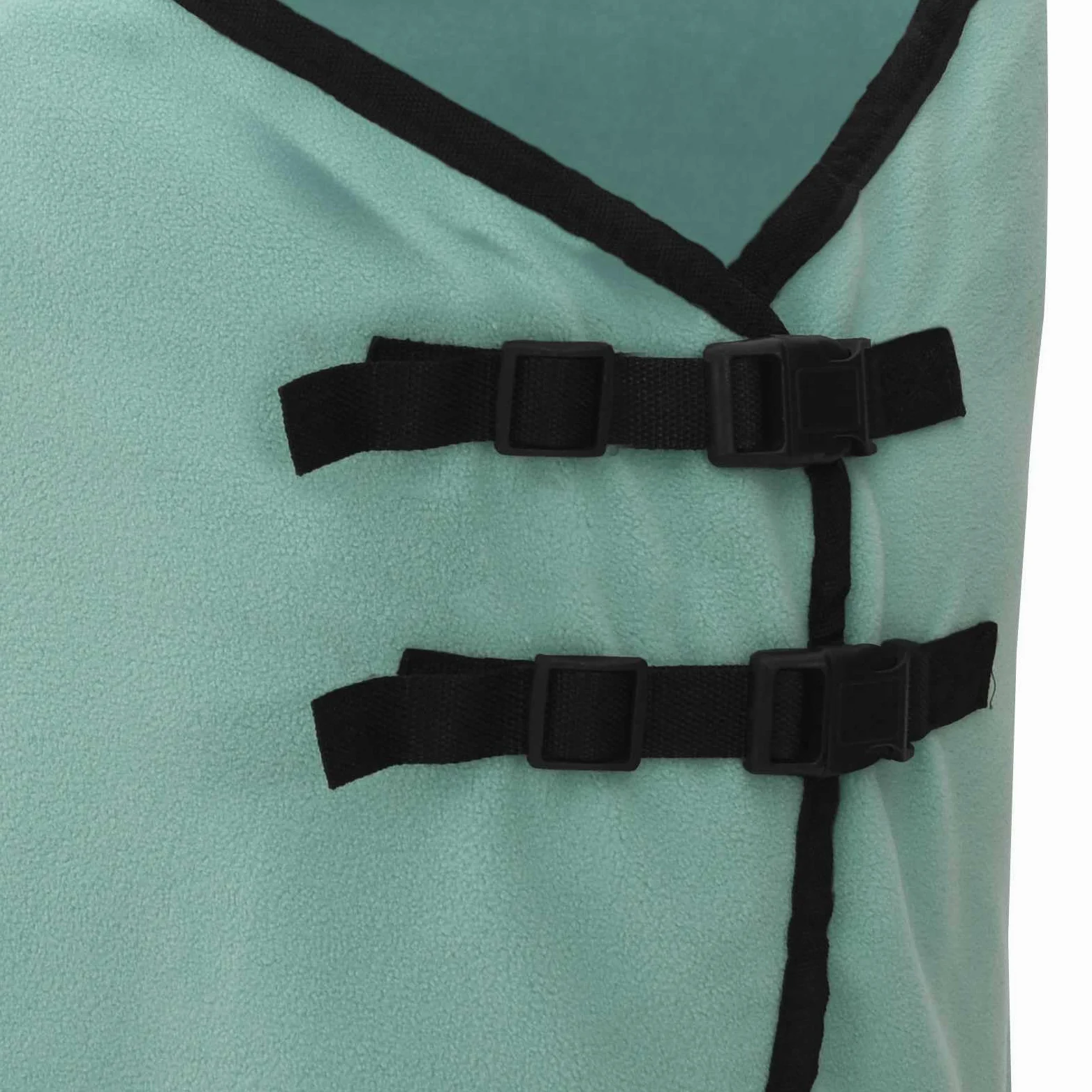 Manta para caballo verde especial, 85 cm, poliéster con cierre ajustable en el pecho y cinturón abdominal, manta de invierno transpirable para establo, sauce y exterior, incluye cuello y