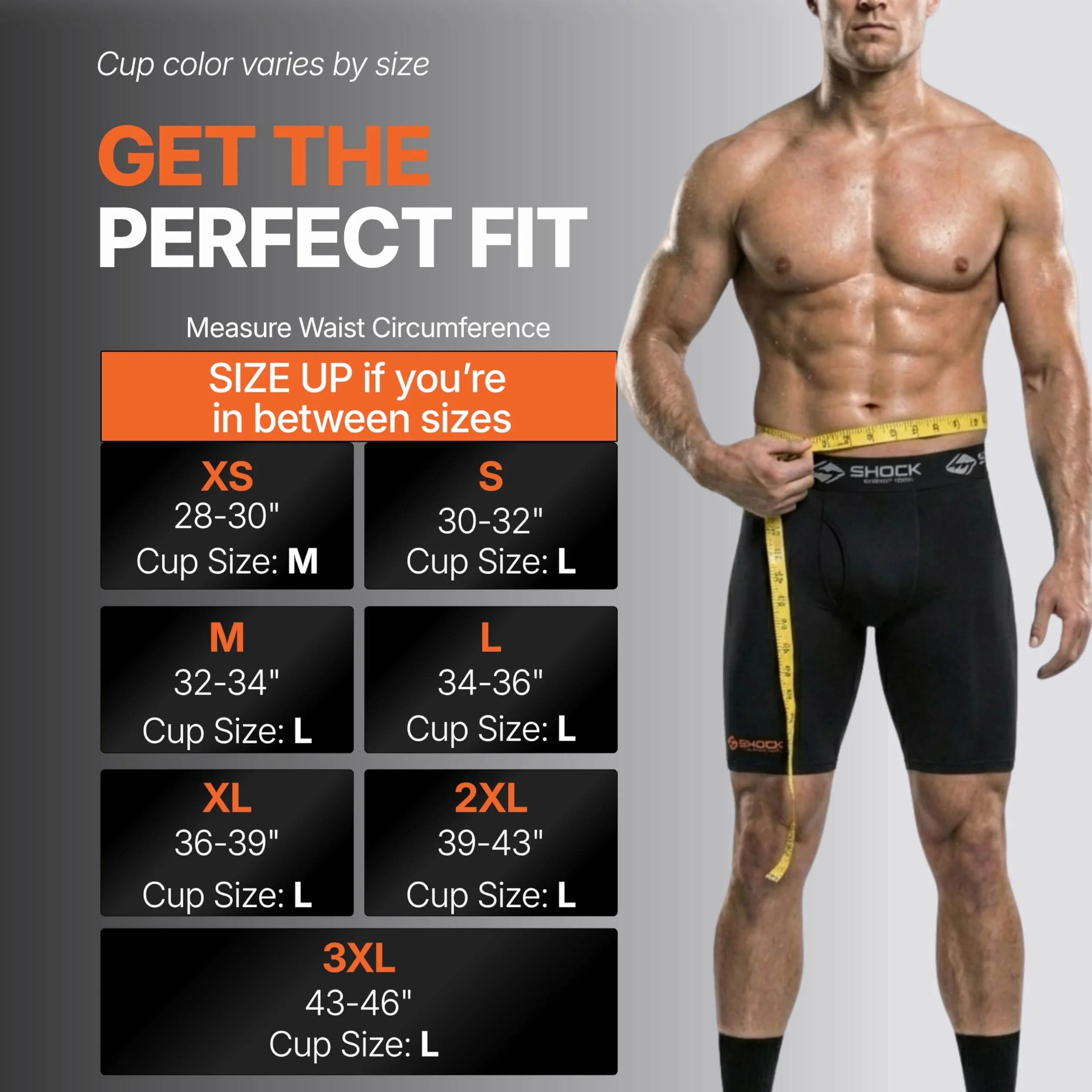 Shock Doctor Core Compression Bioflex Cup Pantalones Cortos Hombre