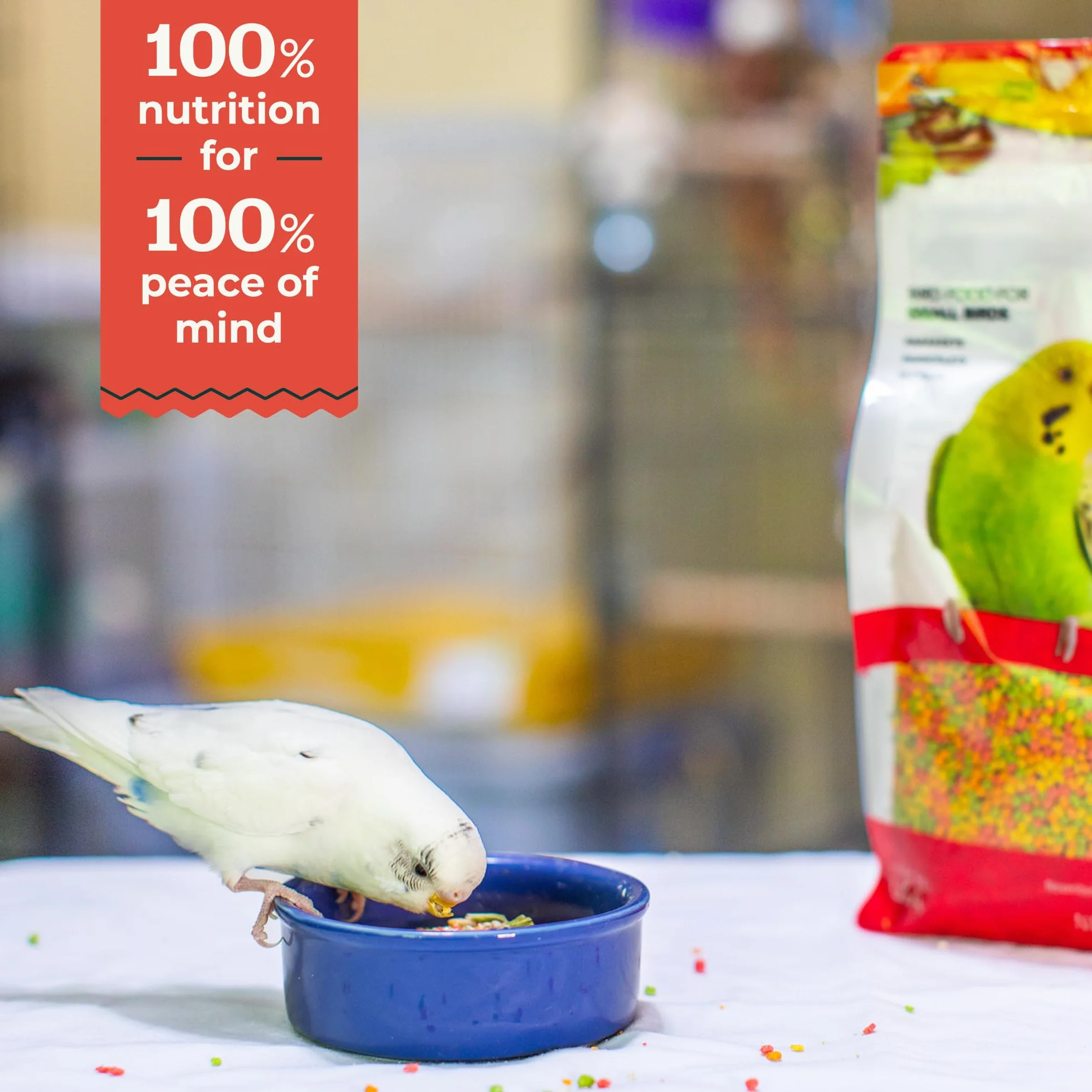 Zupreem Multifrutas Alimento para Aves de Compañía - Frutas y Vitaminas - Pienso para Pájaros Indicado para Periquitos, Periquitos Australianos, Loros Pequeños y Otros Pájaros Pequeños - 1 kg