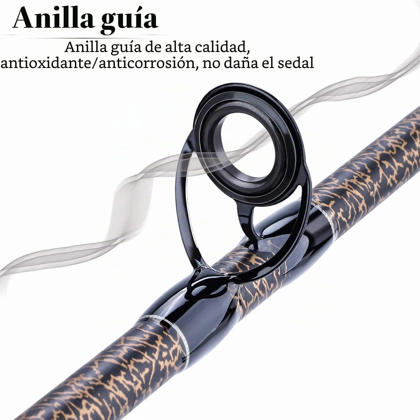 Sougayilang Caña de Pescar Carpa Fibra de Carbono 4/5 Secciones Portátil Mango Eva Agua Salada Dulce
