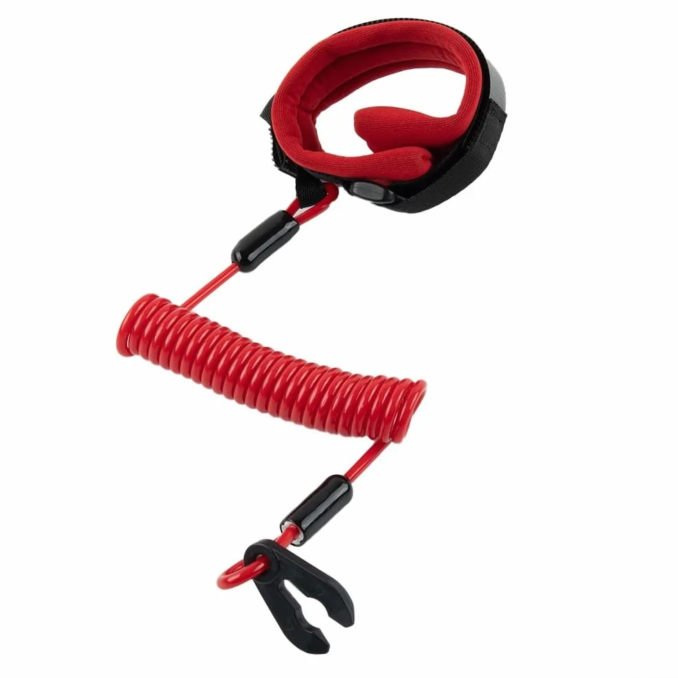 Cordón de seguridad para interruptor de apagado de esquí acuático JT900 JT1100, cable de poliuretano