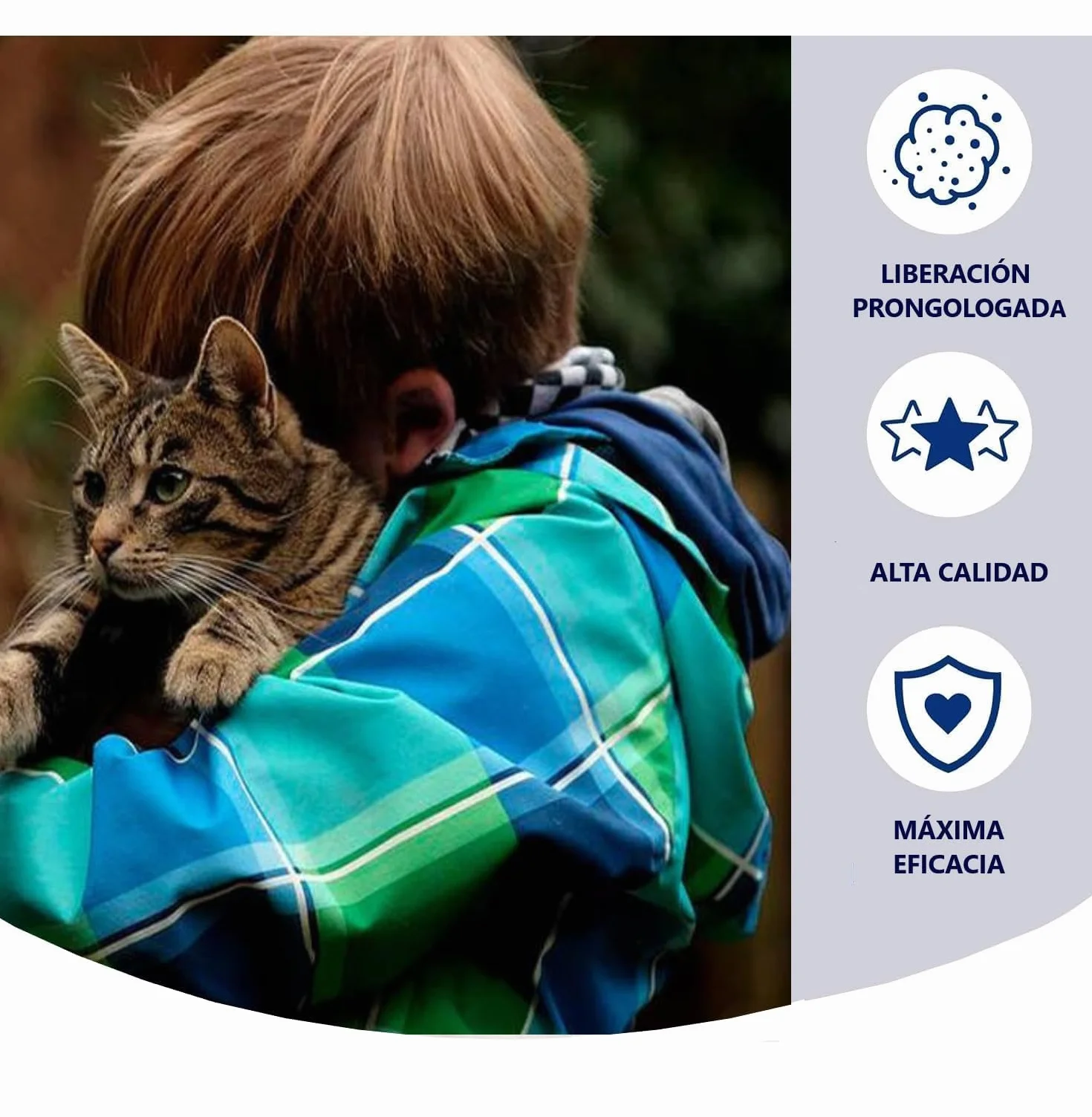 Collar Antiparasitario Gatos y Perros - Desparasitante Gatos Mosquitos, Pulgas y Garrapatas - Collar Antipulgas Gato, Desparasitacion Gato -38cm Ajustable, 8 Meses, Repelente Vegetal, Impermeable