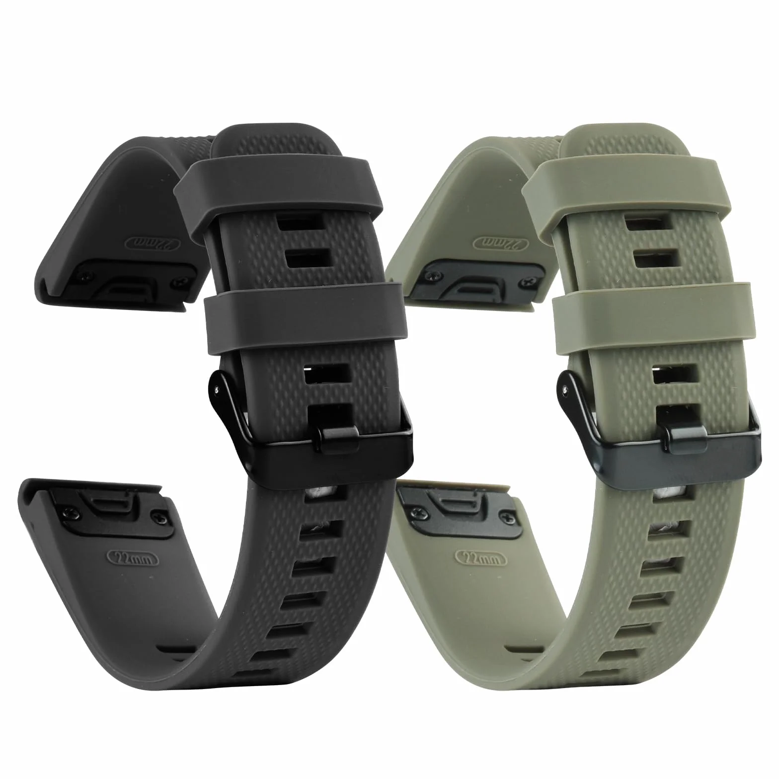 aceyoon 22mm Quickfit Silicona Reemplazo Correa para Garmin Quatix 7 Pro Fenix 7 6 5 Instinct Forerunner 935 945 Approach S60 S62 Descent G1
