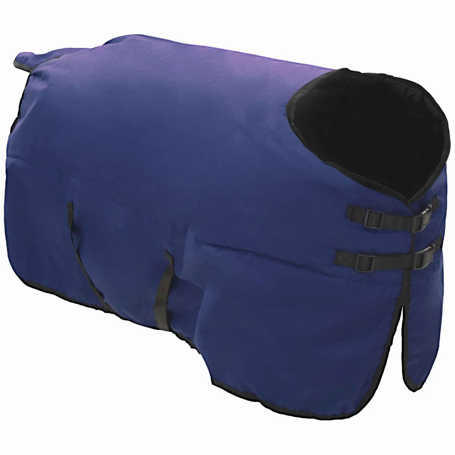 Manta para caballo, 165 cm, color verde oscuro, negro, transpirable, para exteriores, impermeable, con solapa para la cola y hebillas ajustables