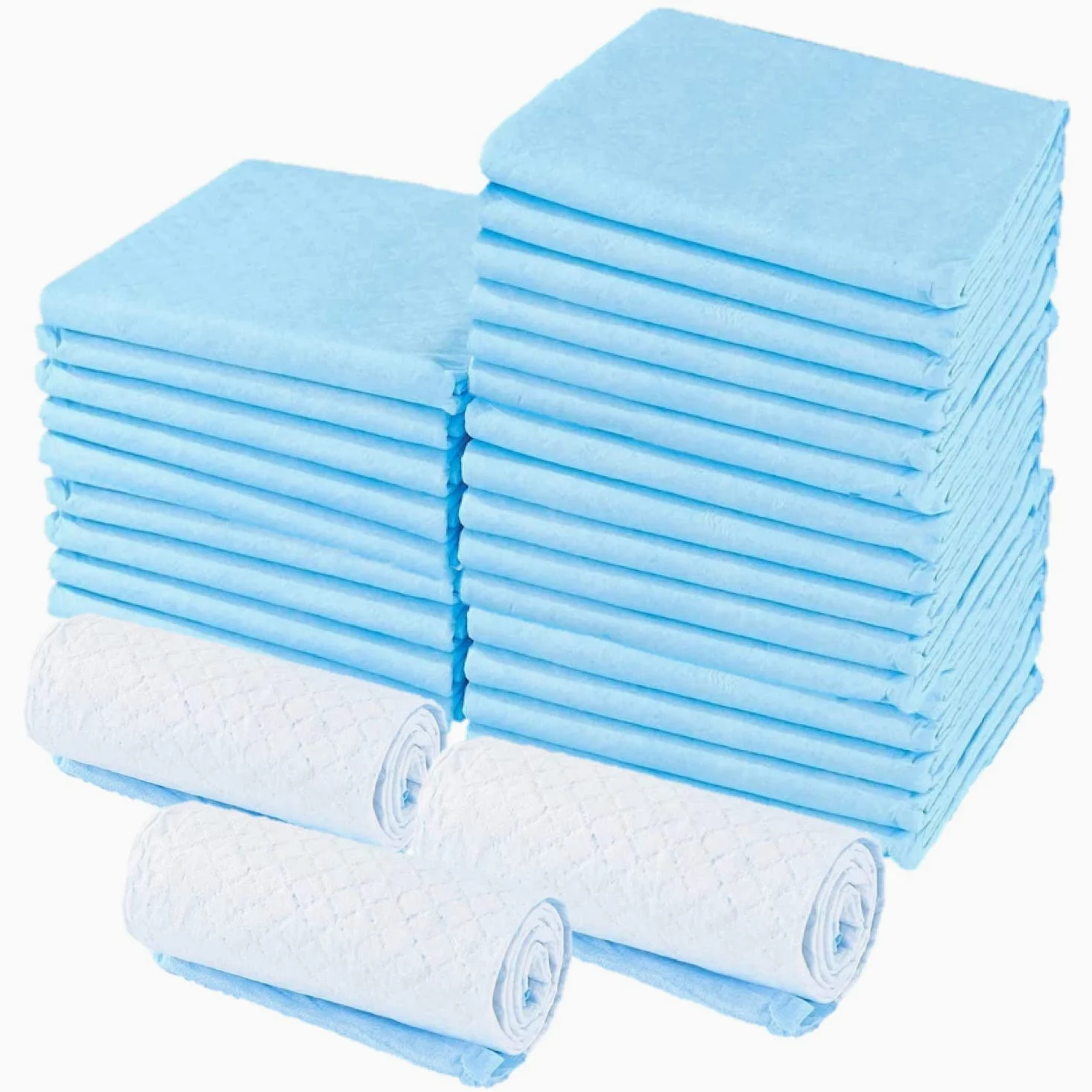 Paquete de 100 cambiadores desechables de 17 x 13 pulgadas, cambiador de pañales, almohadillas para orinar para mascotas